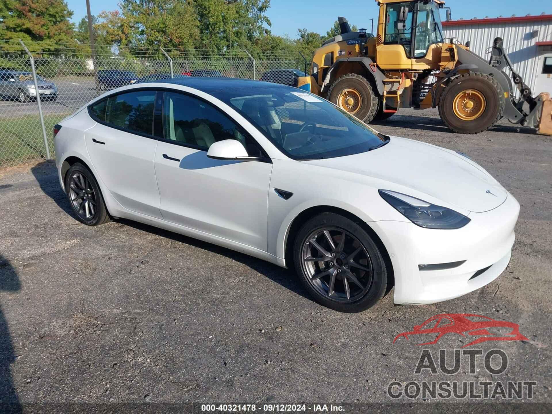 TESLA MODEL 3 2021 - 5YJ3E1EB0MF019623