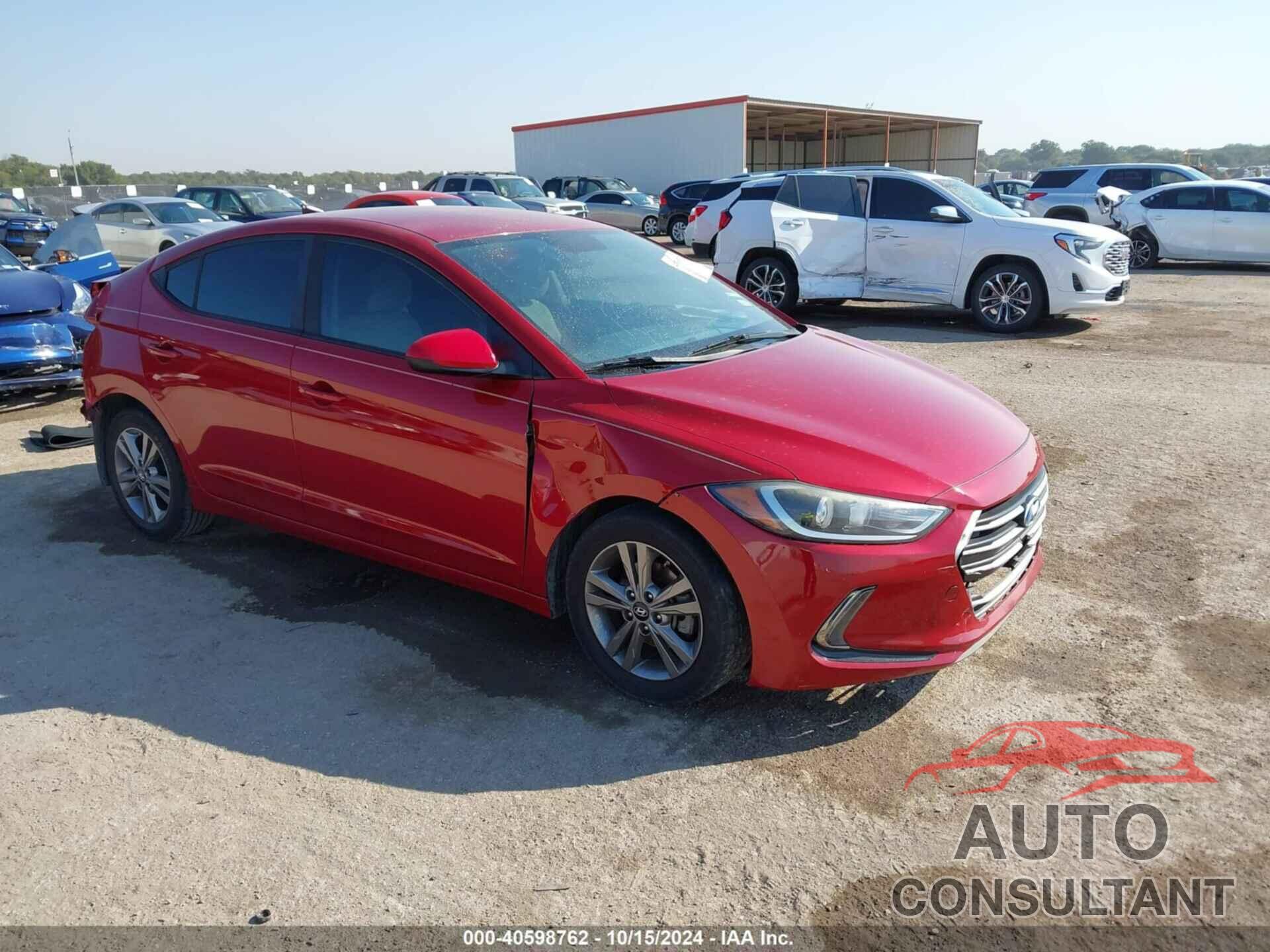 HYUNDAI ELANTRA 2017 - KMHD84LF8HU177963