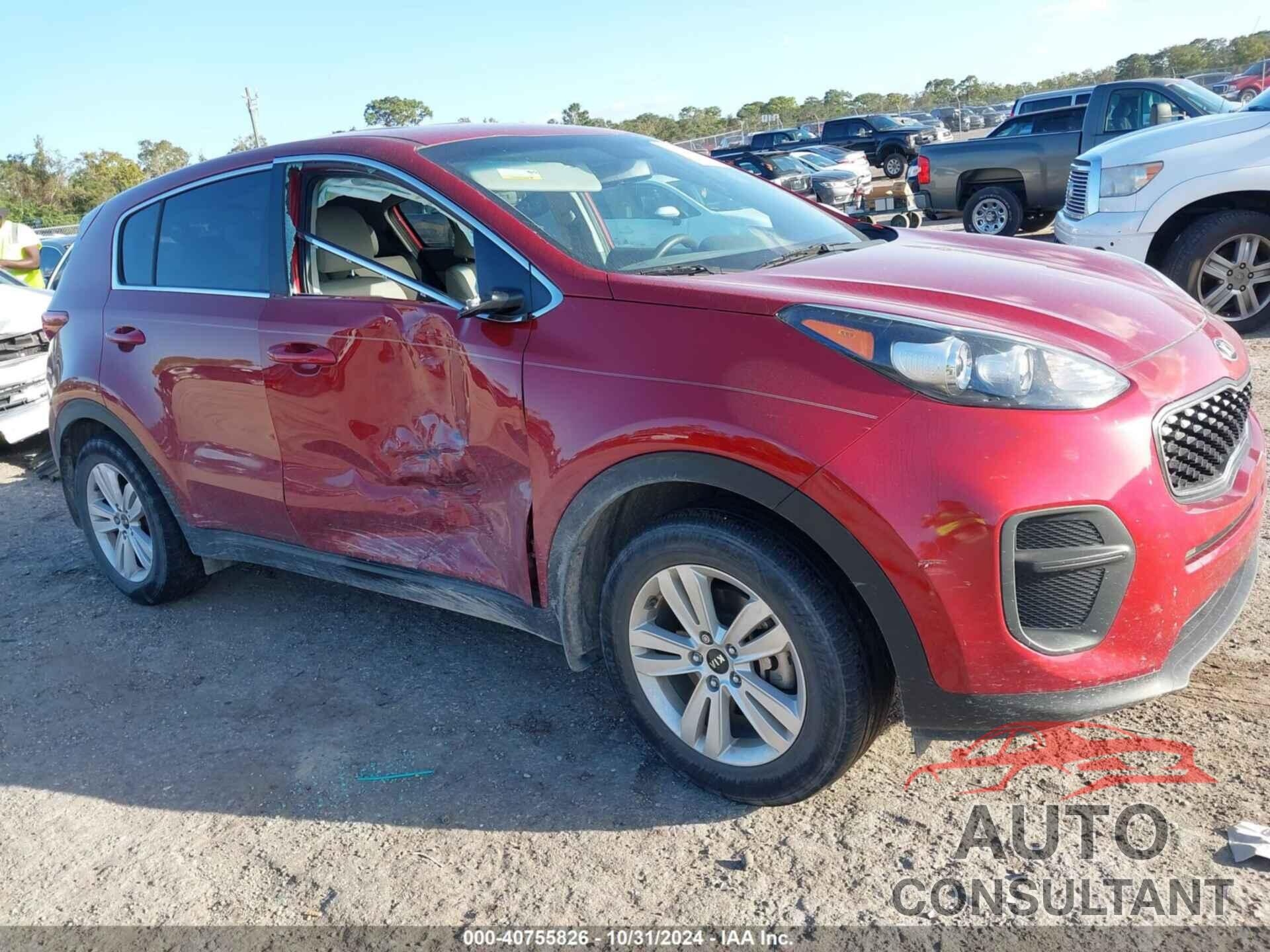 KIA SPORTAGE 2019 - KNDPM3AC2K7598986