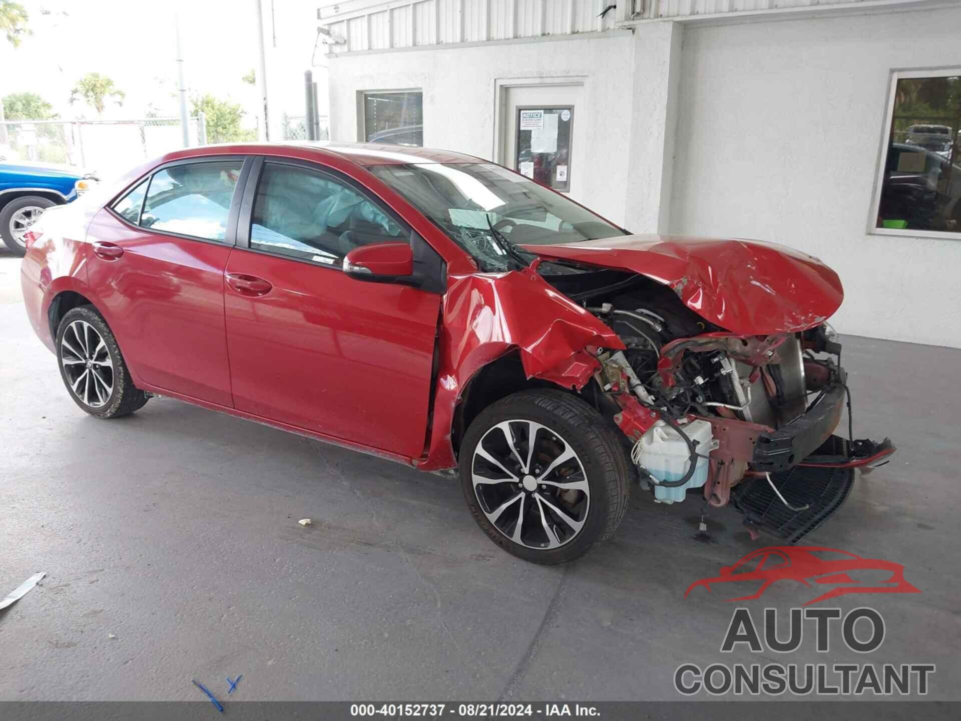 TOYOTA COROLLA 2017 - 5YFBURHEXHP653387