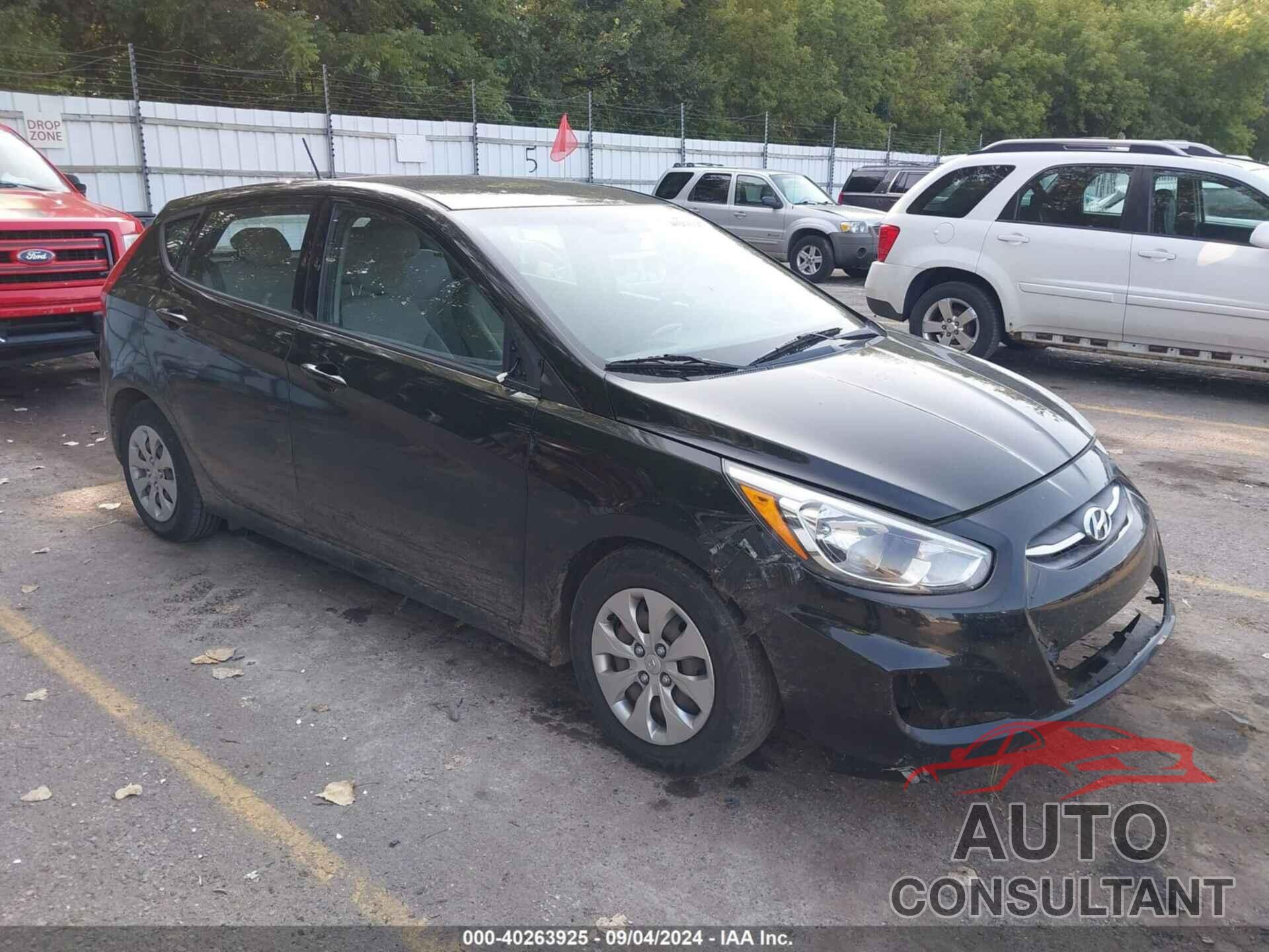 HYUNDAI ACCENT 2017 - KMHCT5AE8HU306567