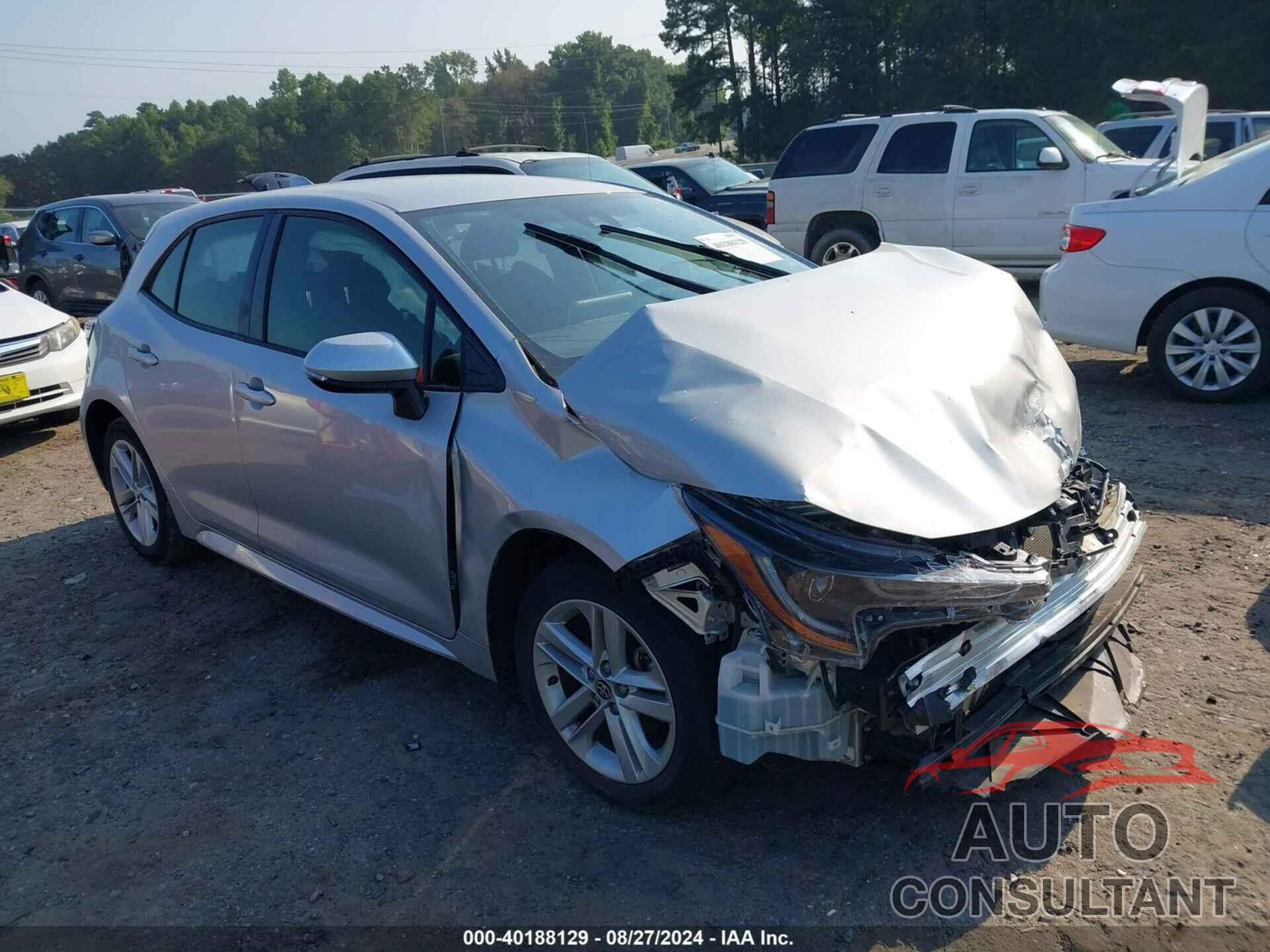 TOYOTA COROLLA 2019 - JTNK4RBE6K3061988