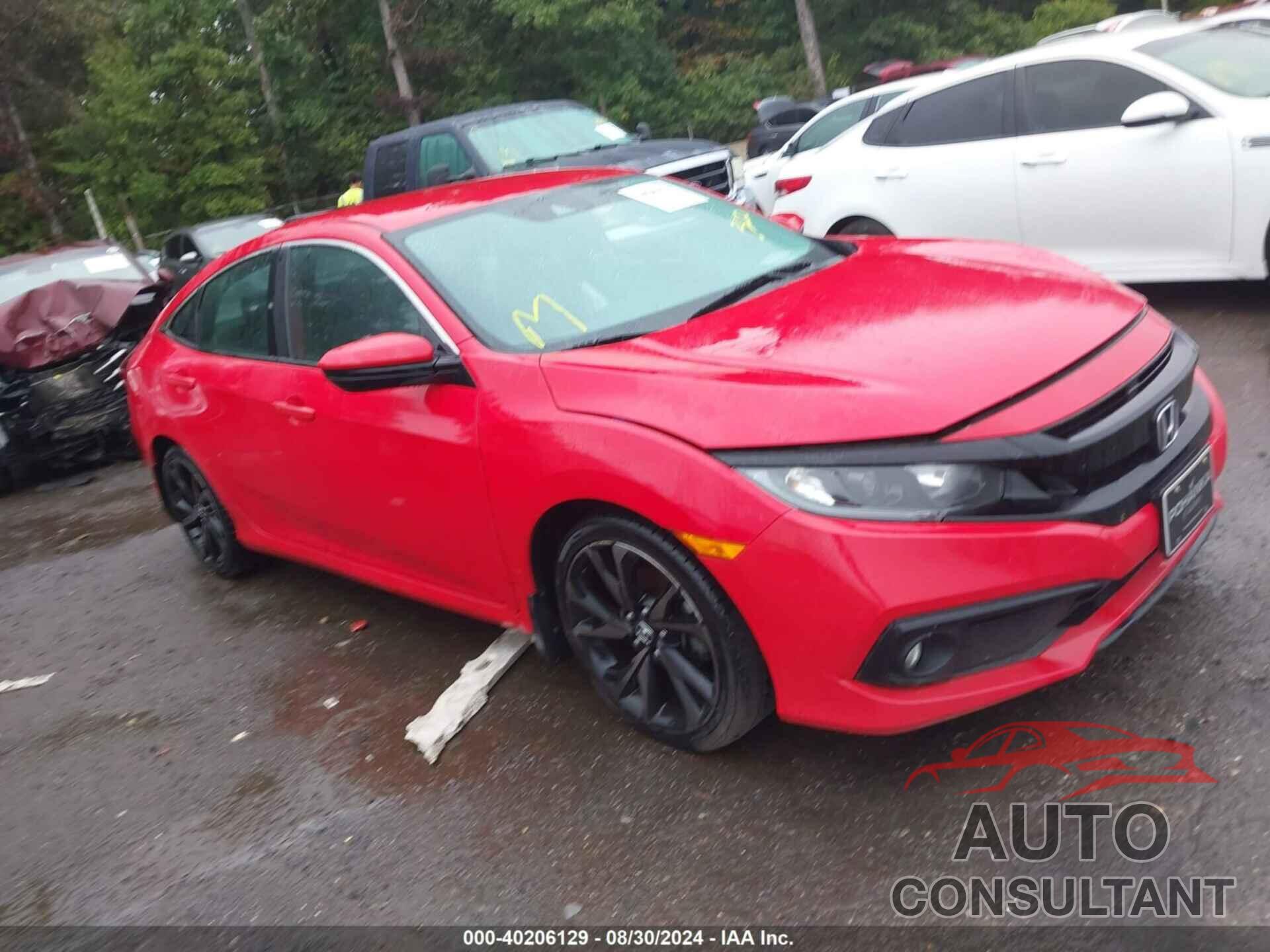 HONDA CIVIC 2020 - 2HGFC2F81LH555227