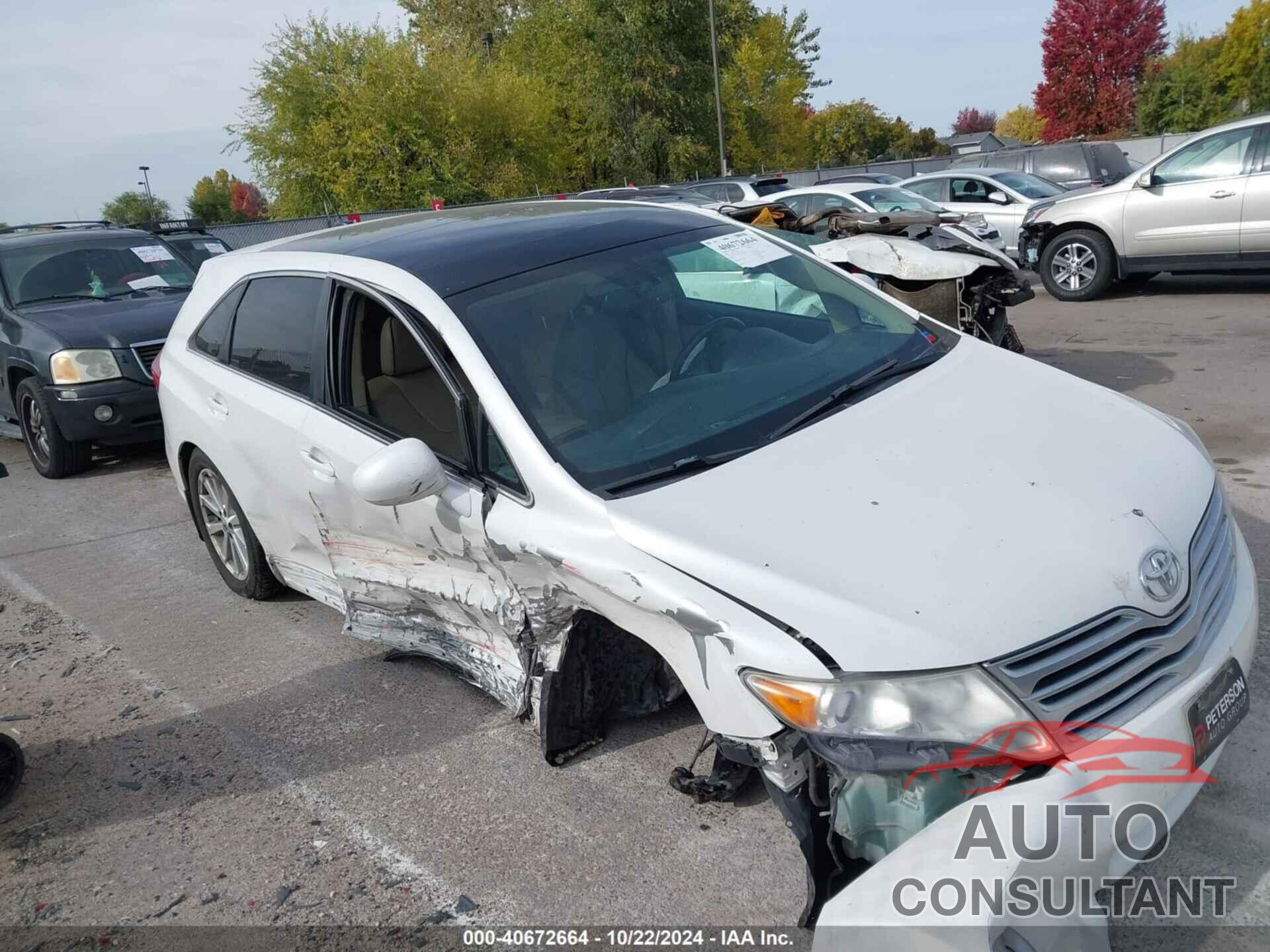 TOYOTA VENZA 2010 - 4T3BA3BB2AU017708