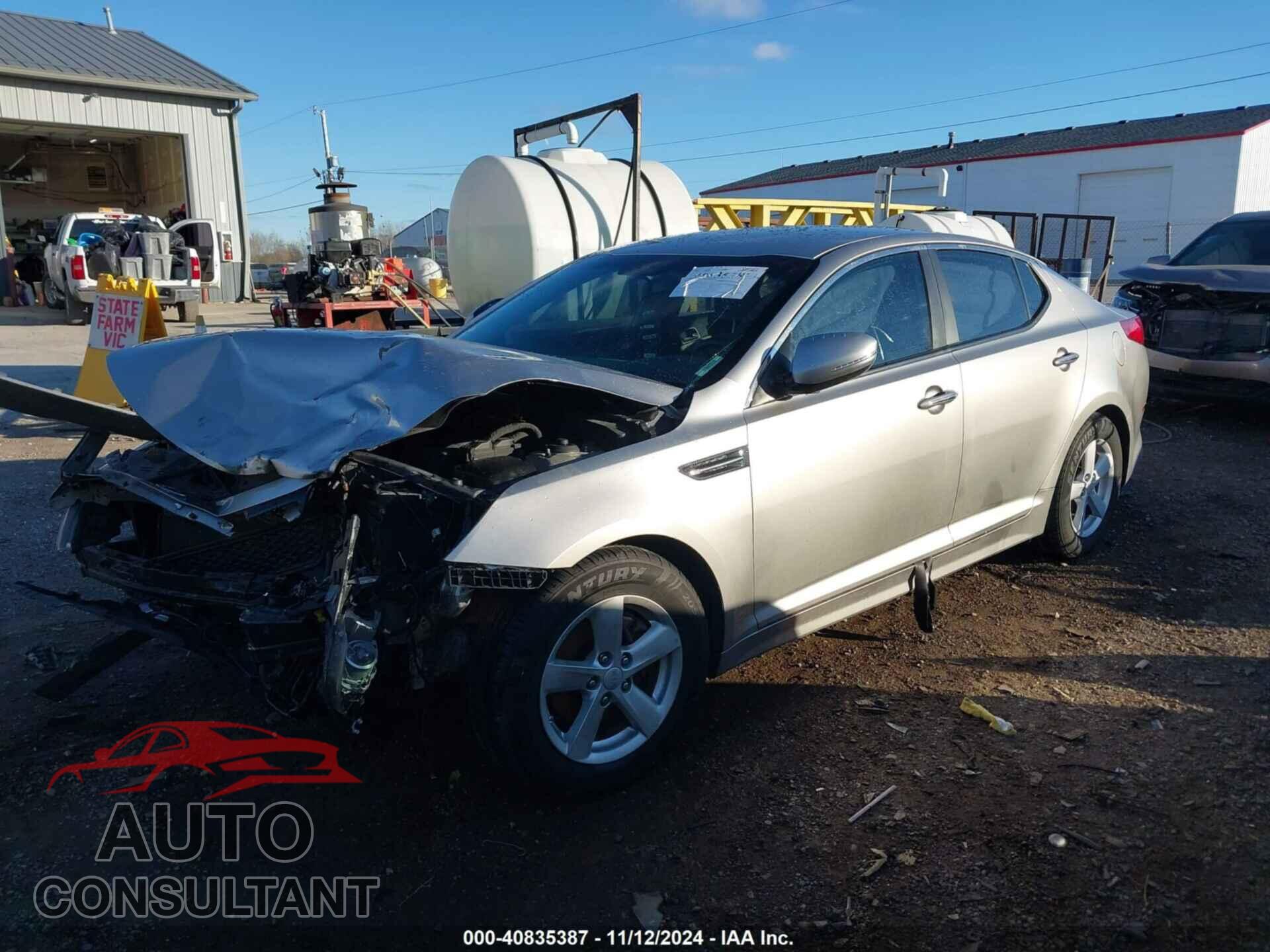 KIA OPTIMA 2015 - KNAGM4A76F5582989