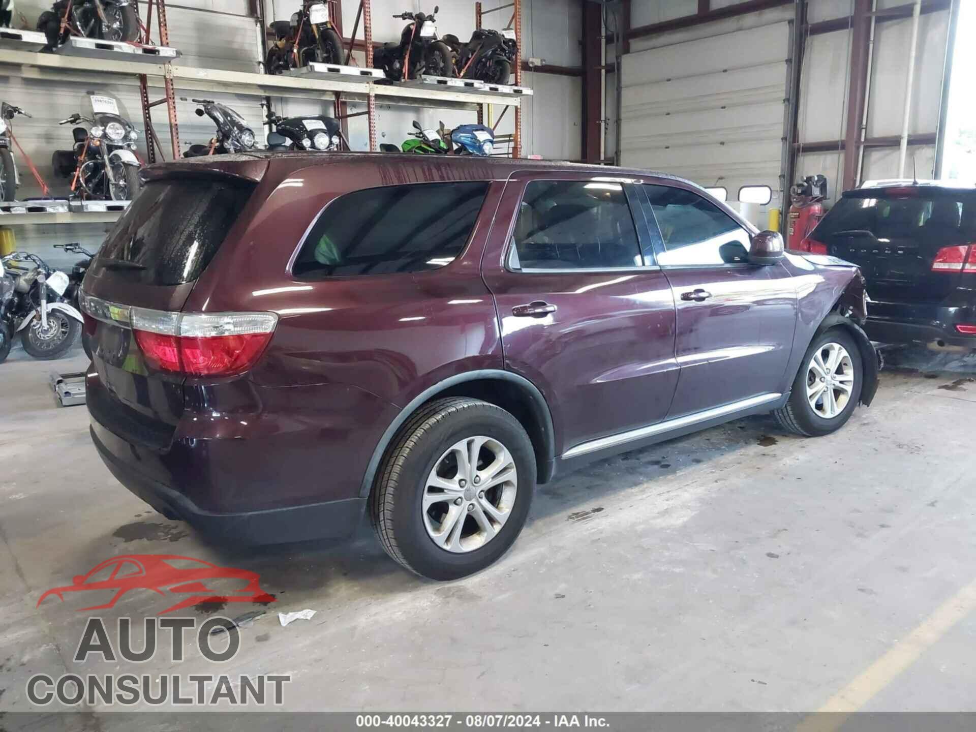 DODGE DURANGO 2012 - 1C4RDJAG3CC151964