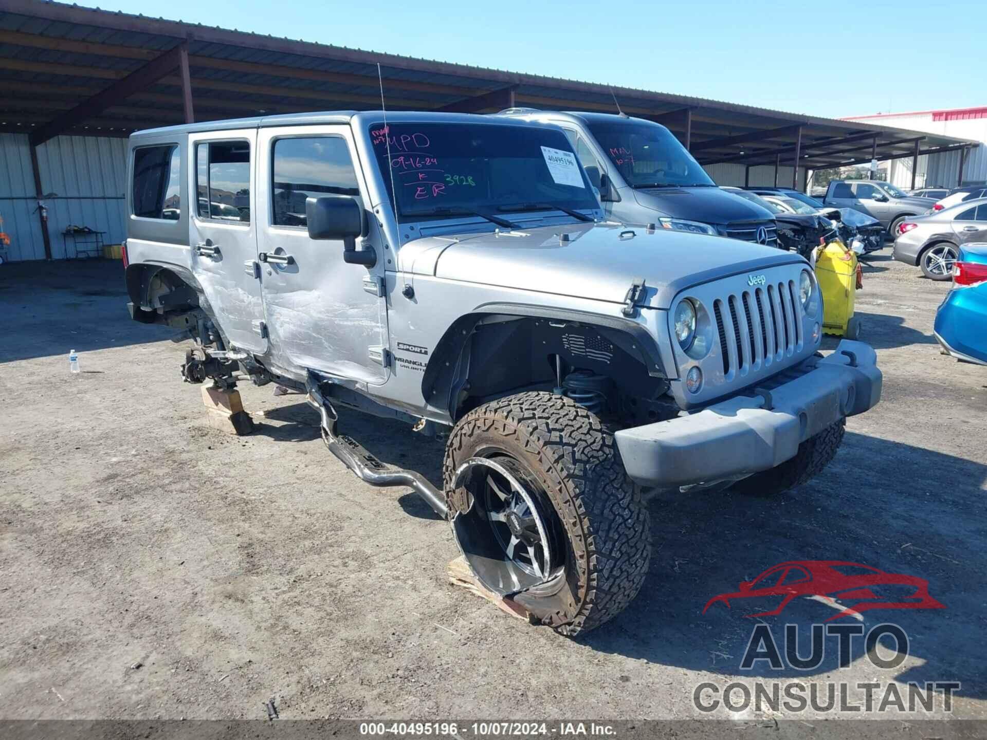 JEEP WRANGLER UNLIMITED 2017 - 1C4BJWDG0HL557596