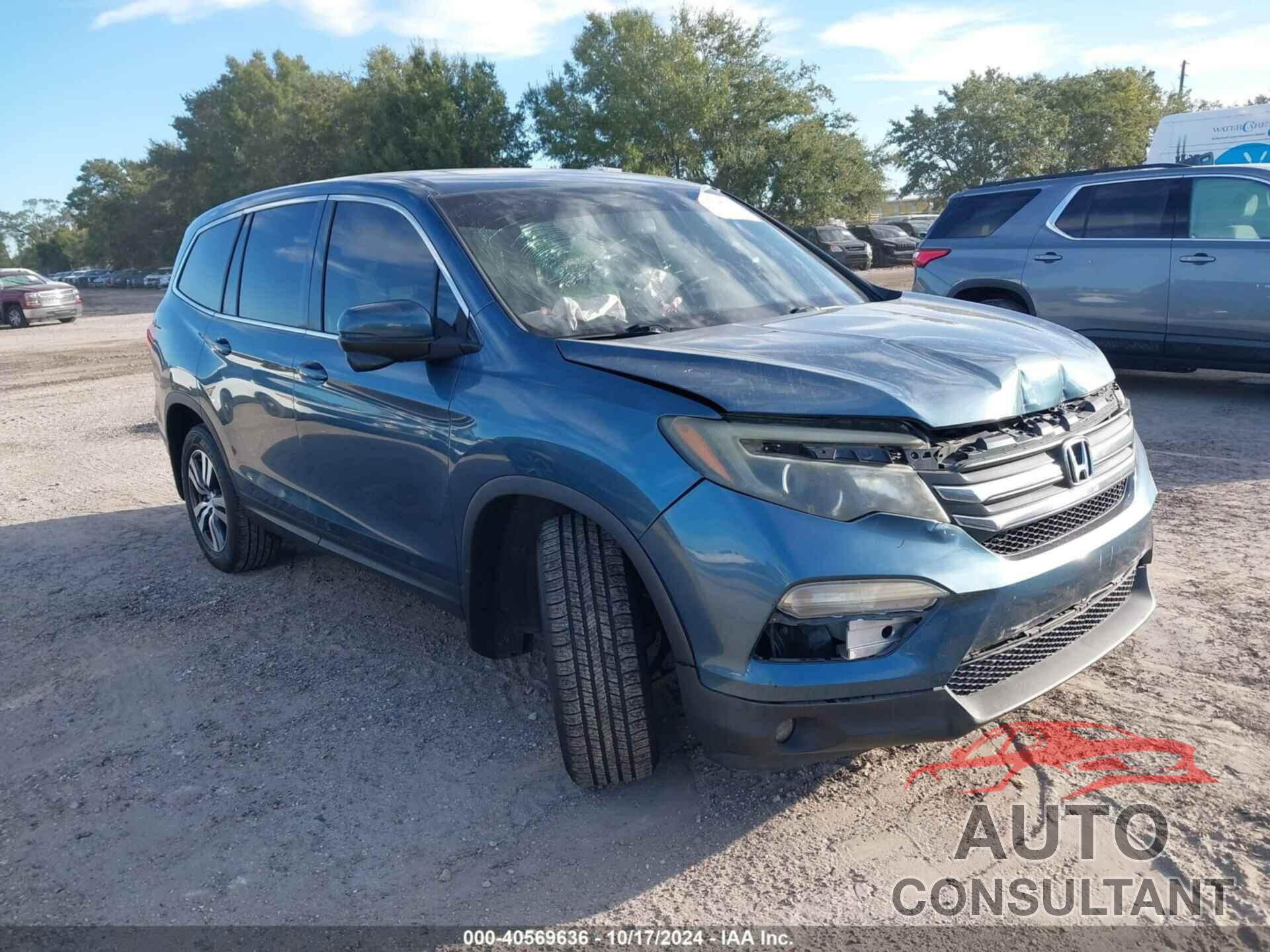 HONDA PILOT 2017 - 5FNYF6H51HB016693