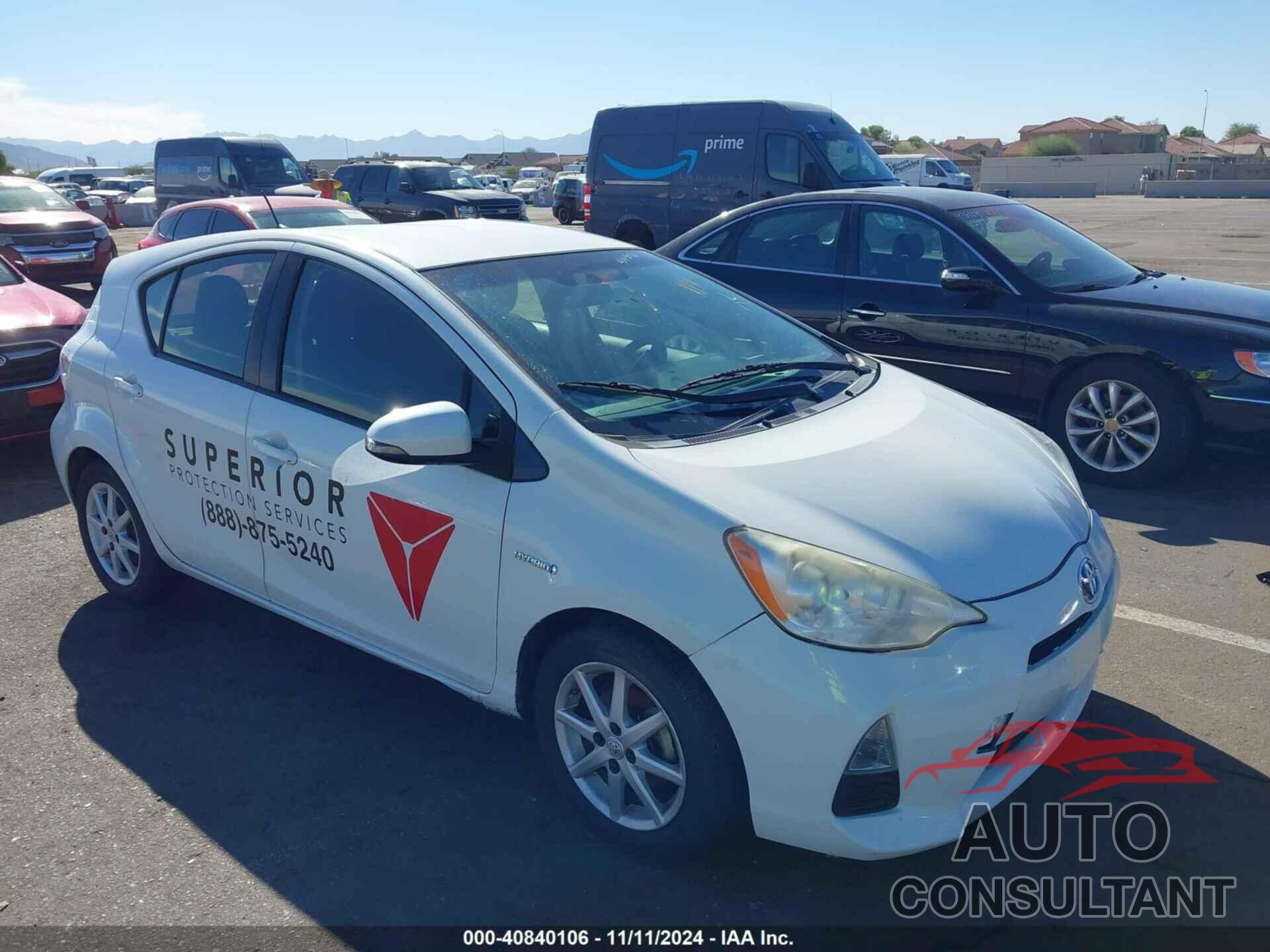TOYOTA PRIUS C 2014 - JTDKDTB33E1560232