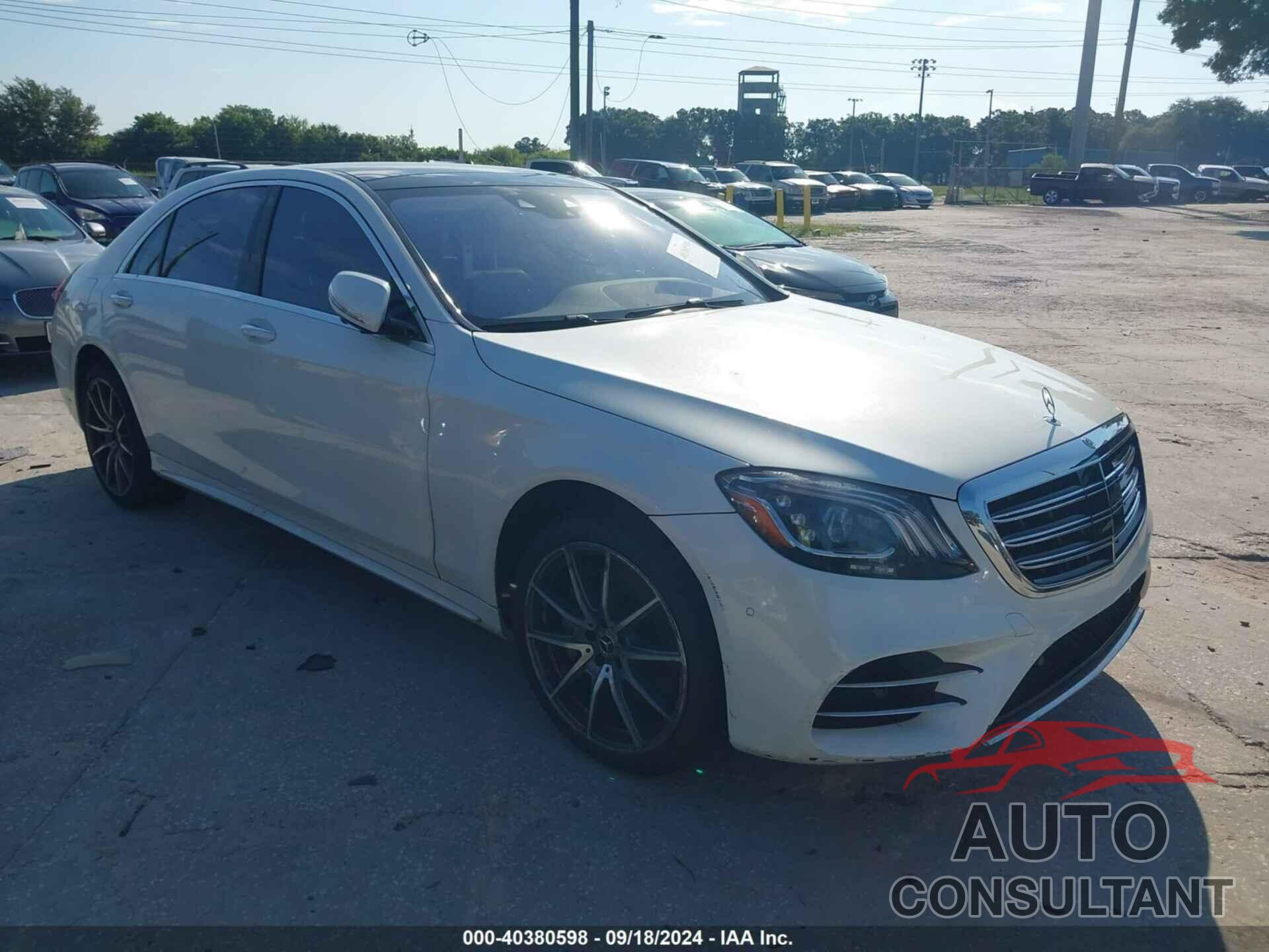 MERCEDES-BENZ S 560 2019 - WDDUG8DB1KA438701