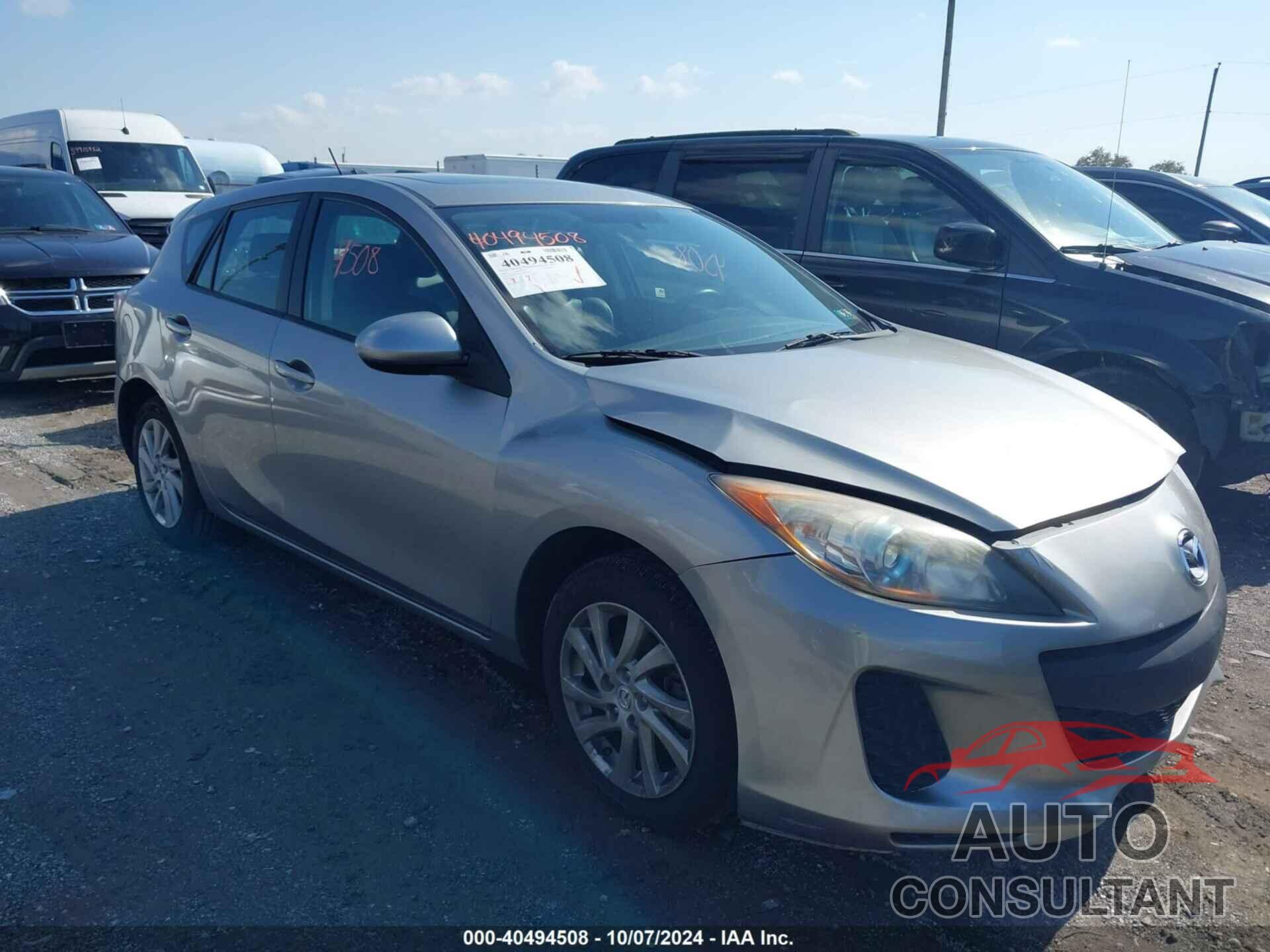 MAZDA MAZDA3 2012 - JM1BL1M89C1543268