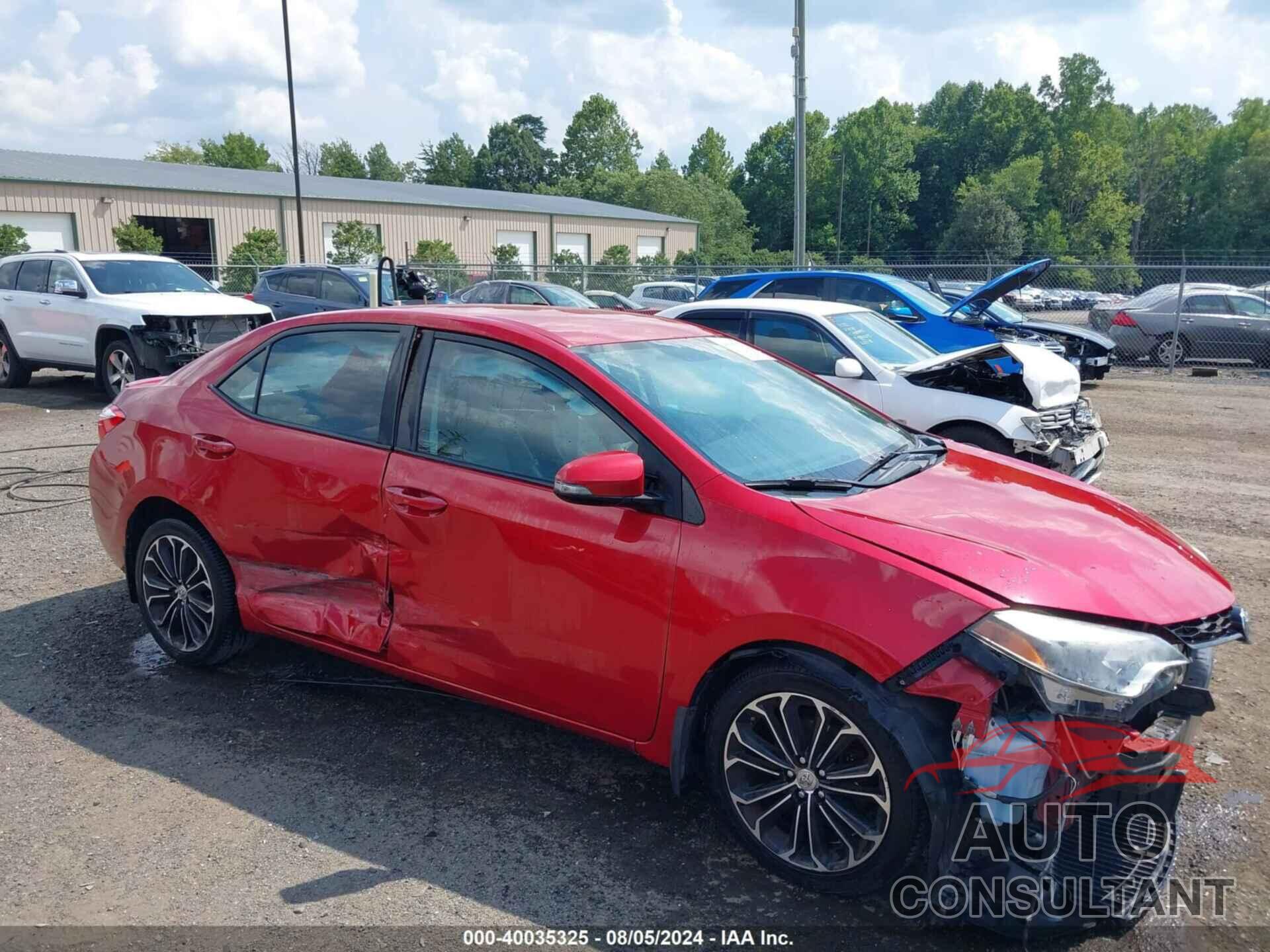 TOYOTA COROLLA 2016 - 2T1BURHEXGC725588