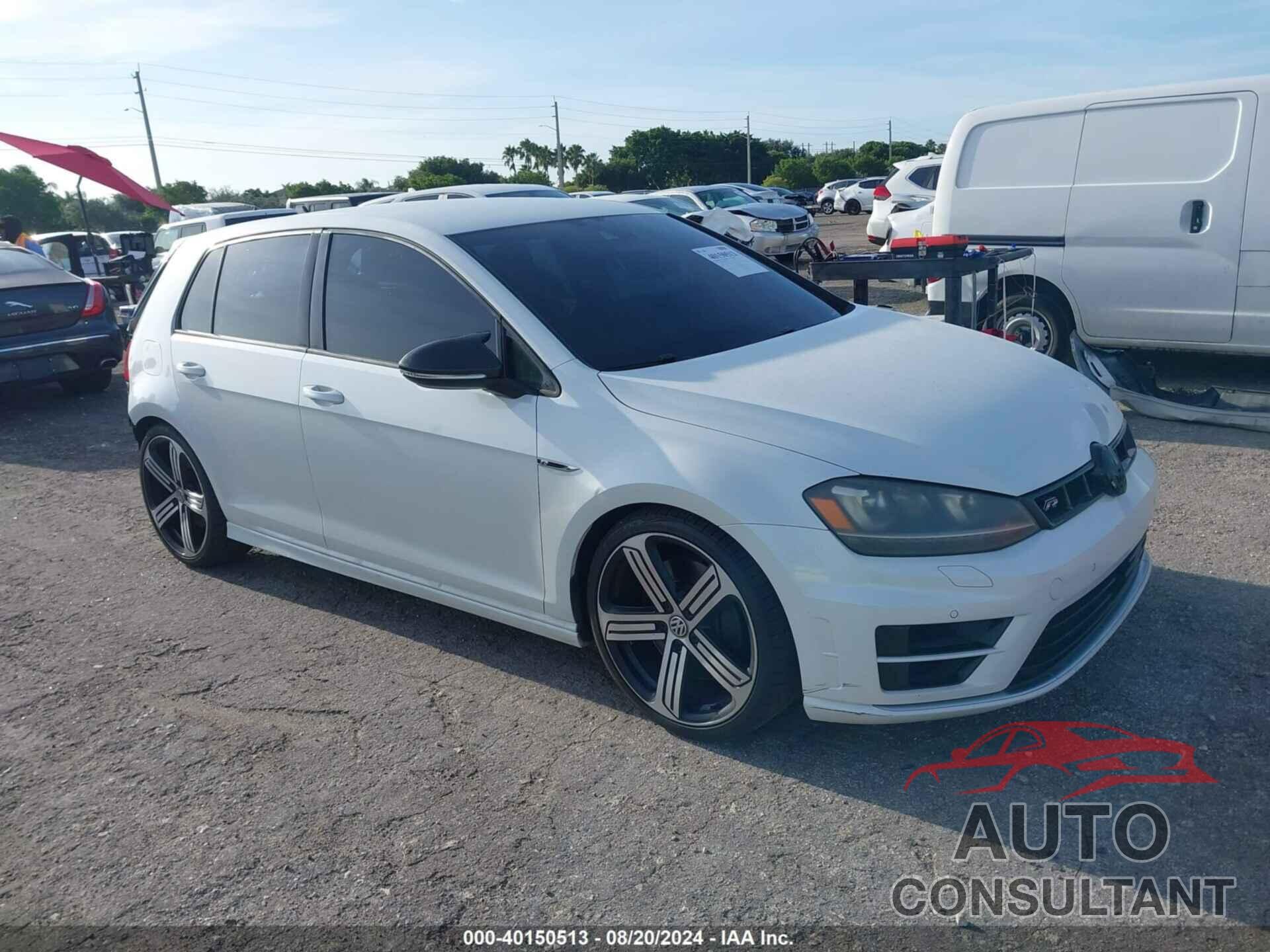 VOLKSWAGEN GOLF R 2016 - WVWUF7AU9GW247261