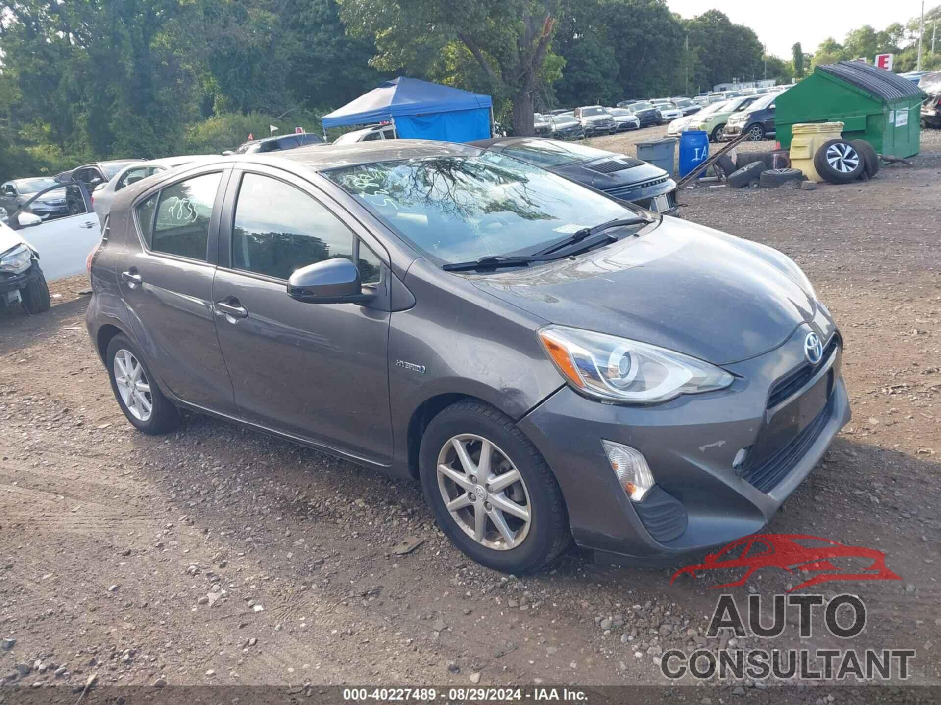 TOYOTA PRIUS C 2016 - JTDKDTB39G1123807