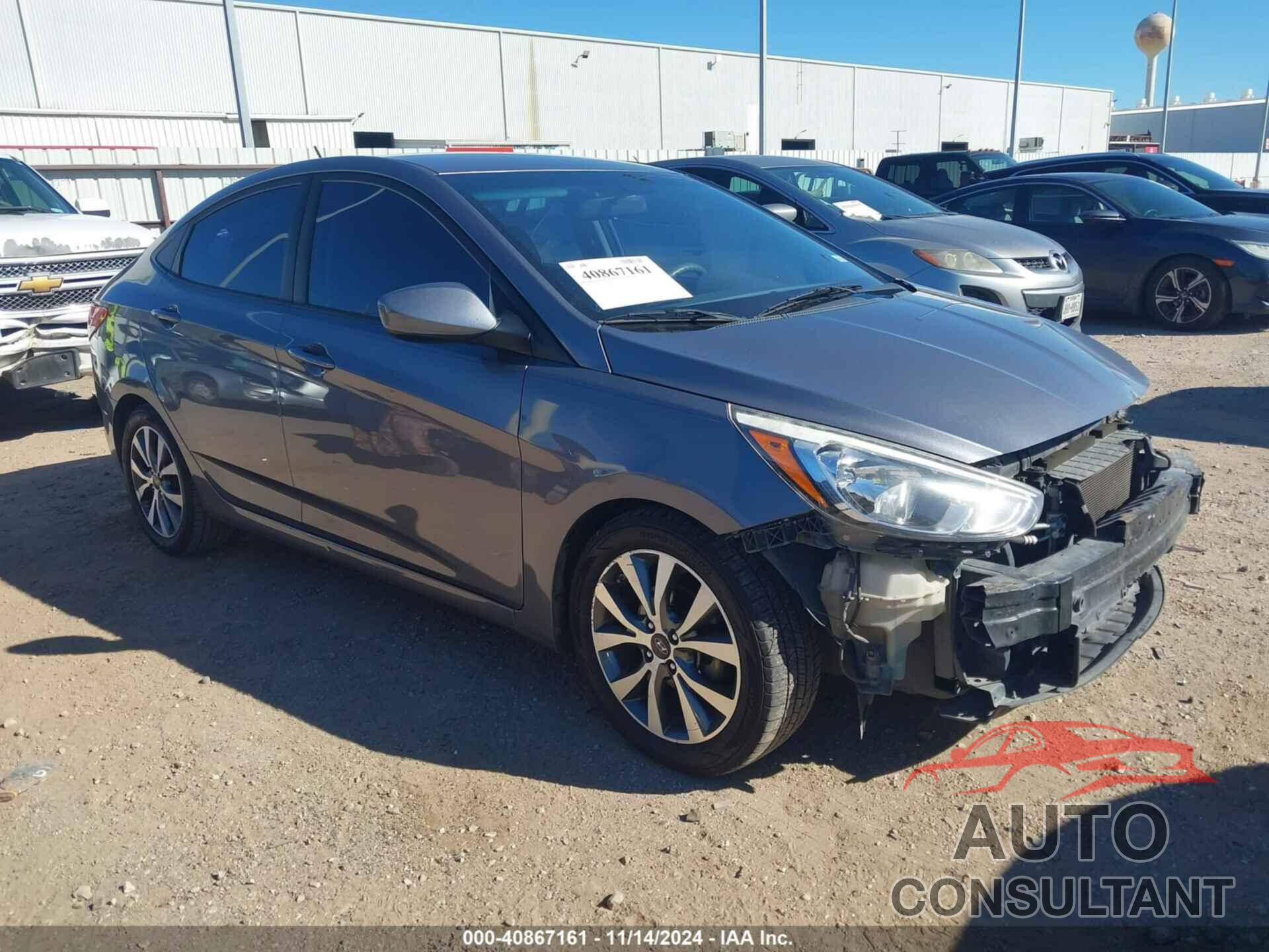 HYUNDAI ACCENT 2017 - KMHCT4AE6HU270646