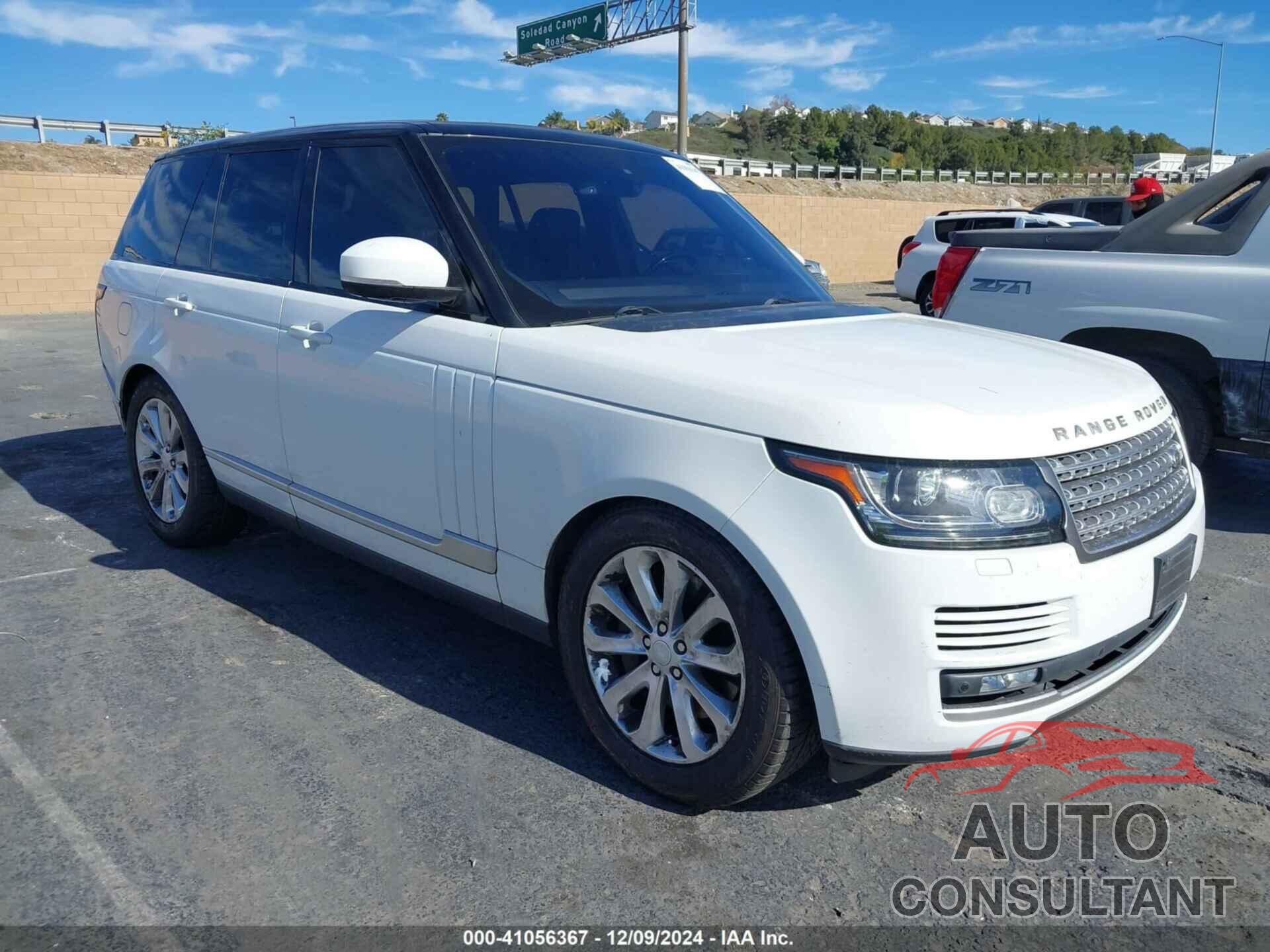 LAND ROVER RANGE ROVER 2016 - SALGS2PF2GA309853