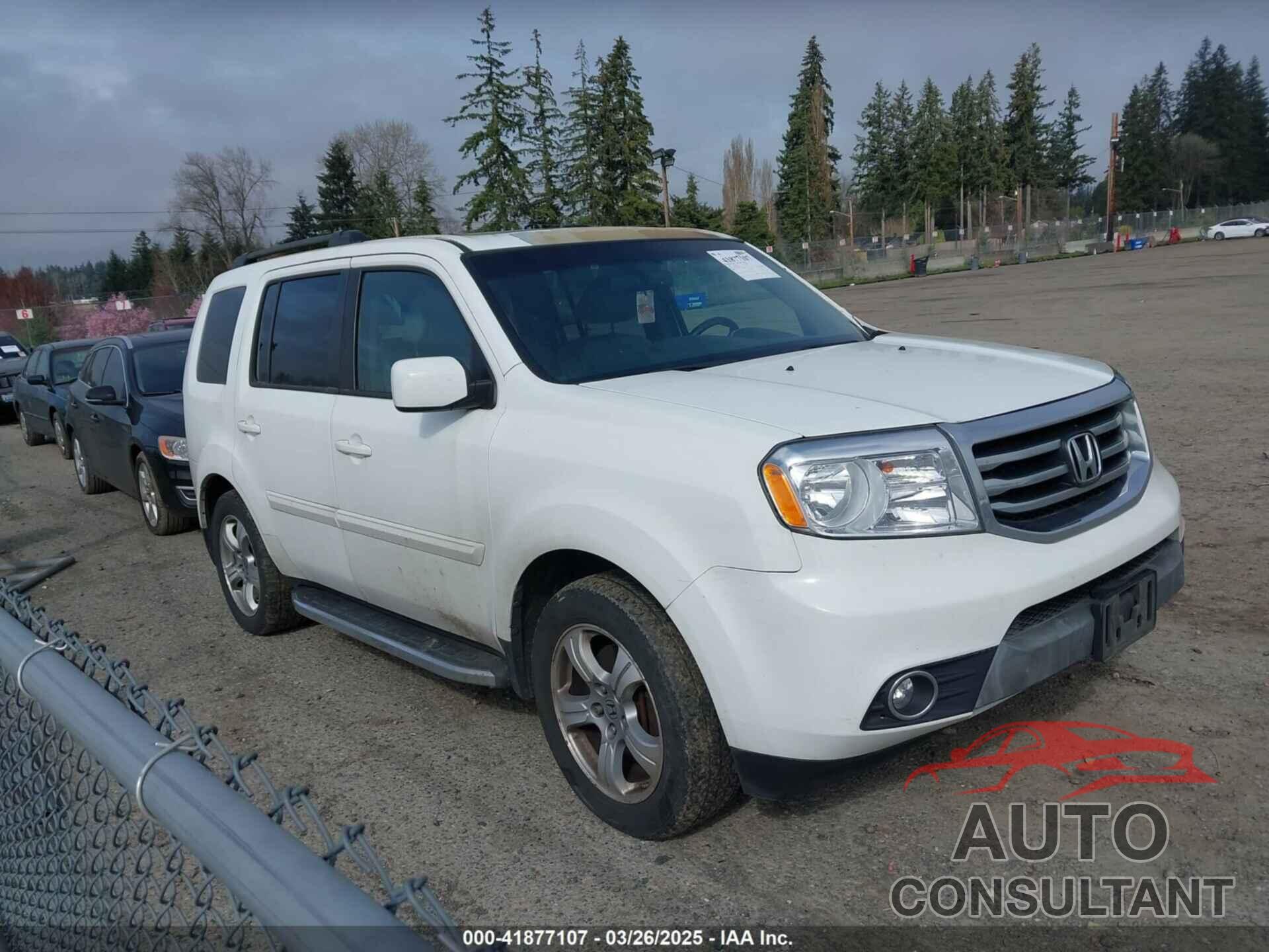 HONDA PILOT 2013 - 5FNYF4H68DB036950