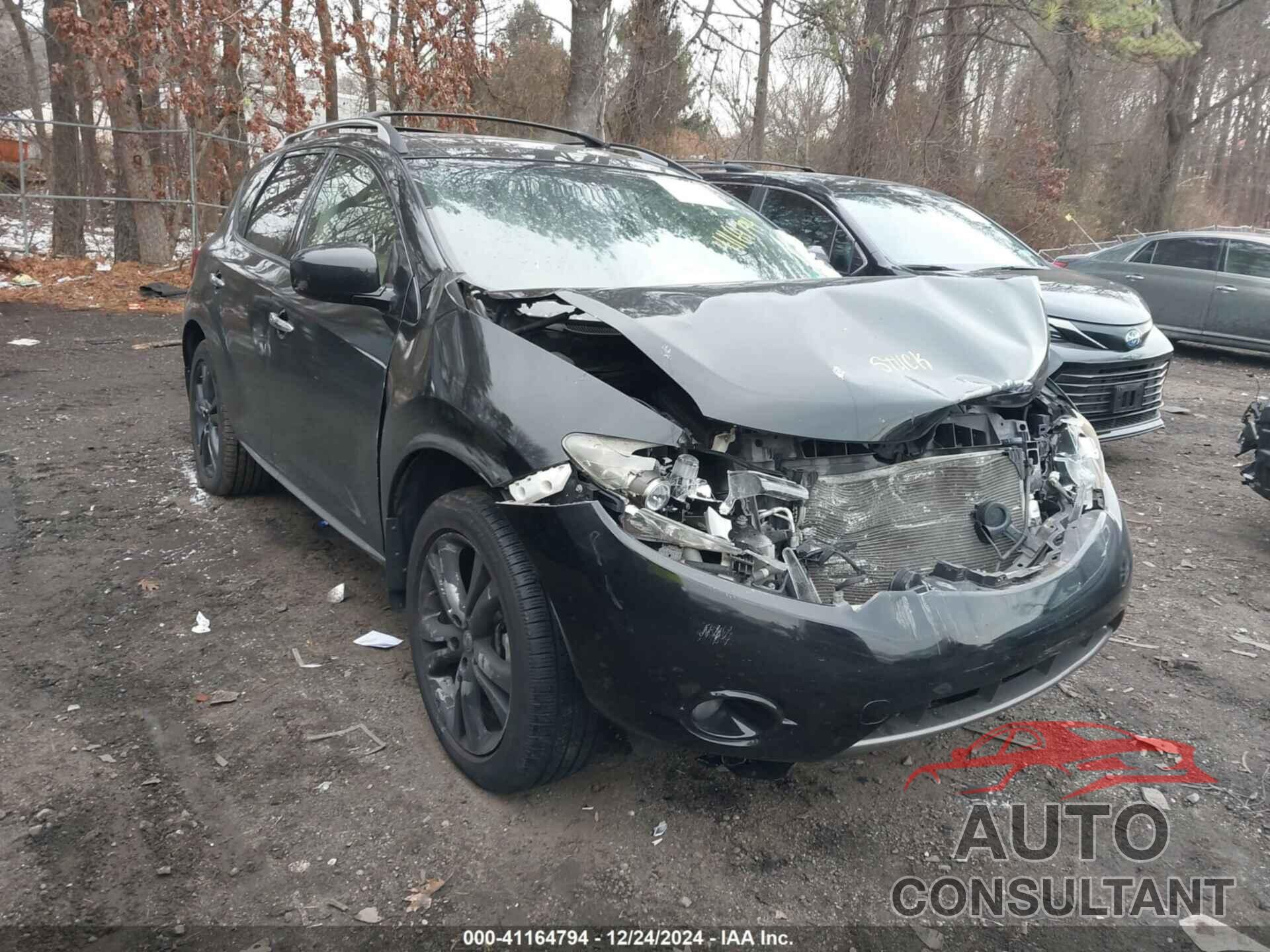 NISSAN MURANO 2009 - JN8AZ18WX9W119309