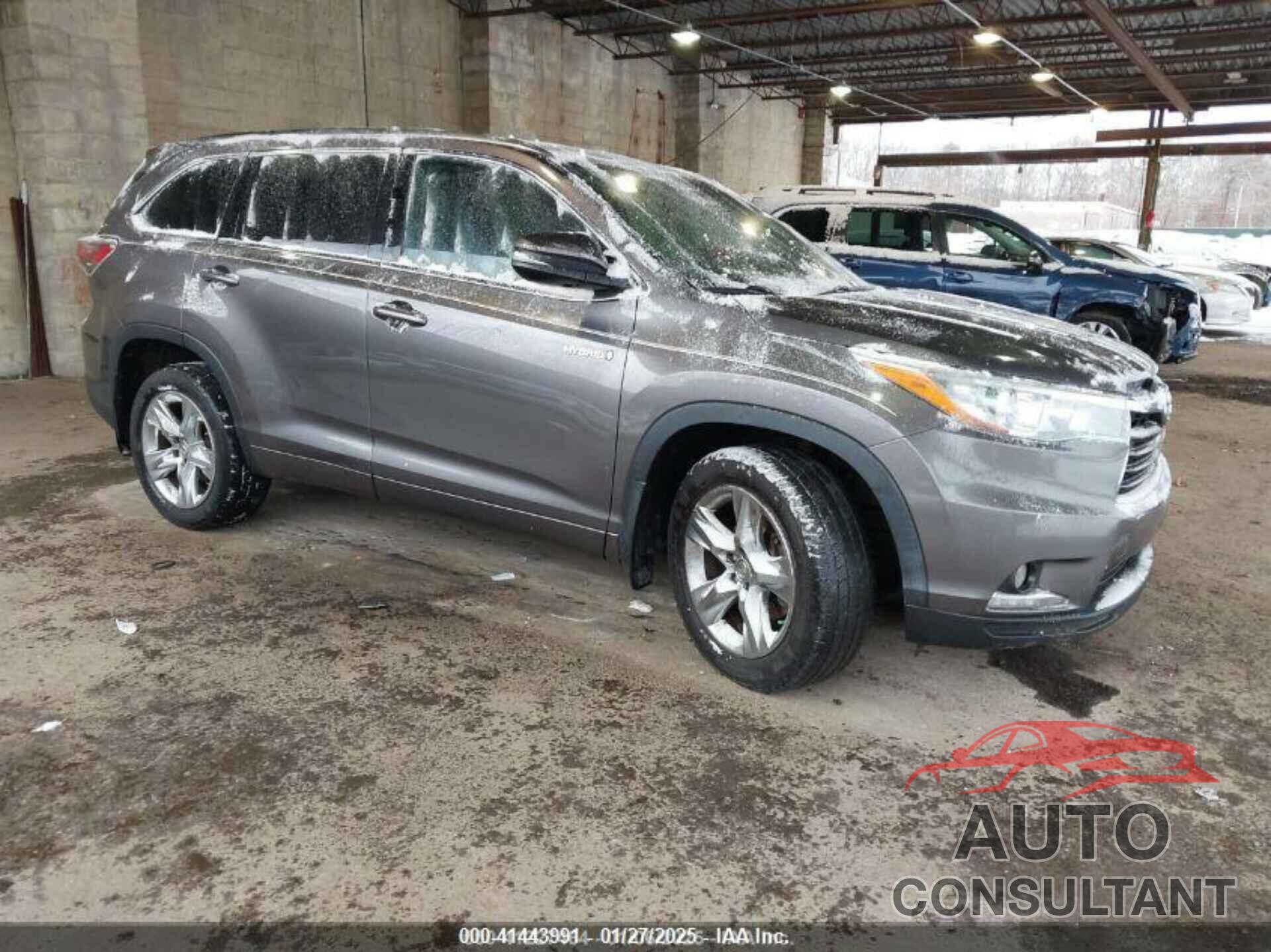 TOYOTA HIGHLANDER HYBRID 2014 - 5TDDCRFH9ES006538