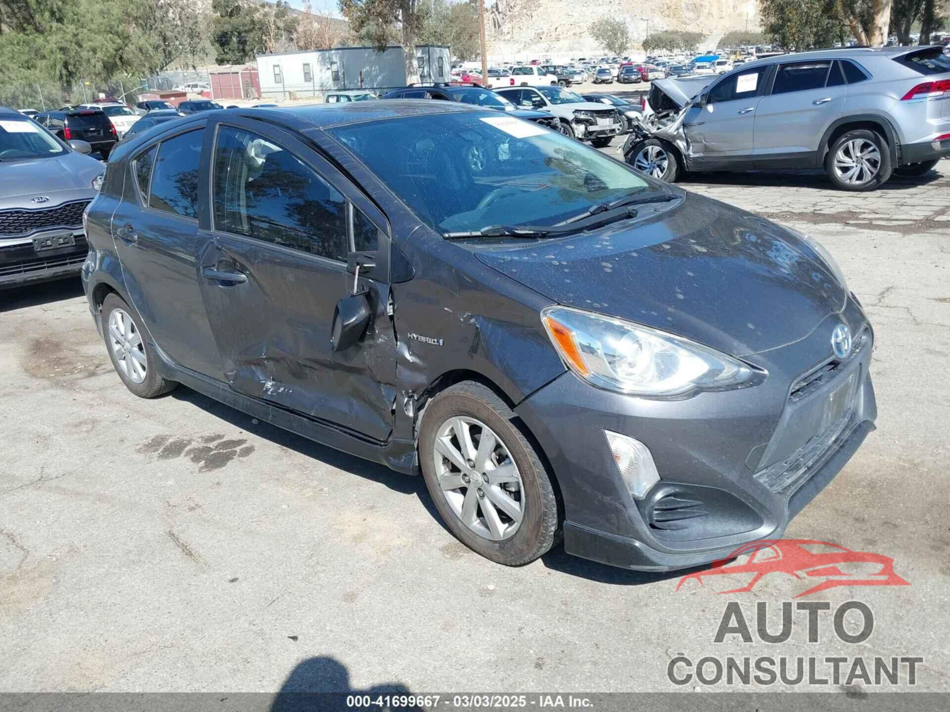 TOYOTA PRIUS C 2017 - JTDKDTB33H1594479