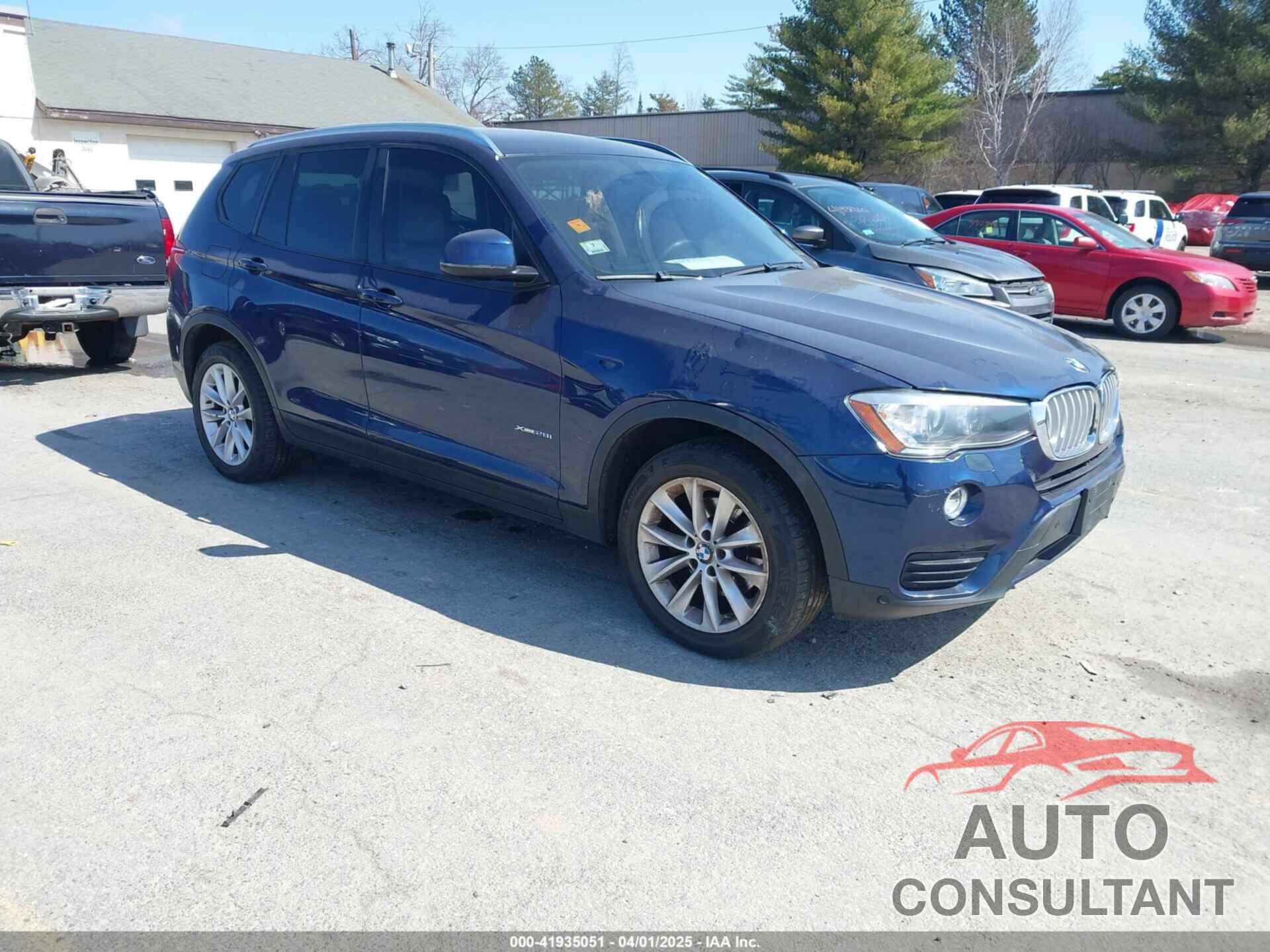 BMW X3 2015 - 5UXWX9C53F0D53909