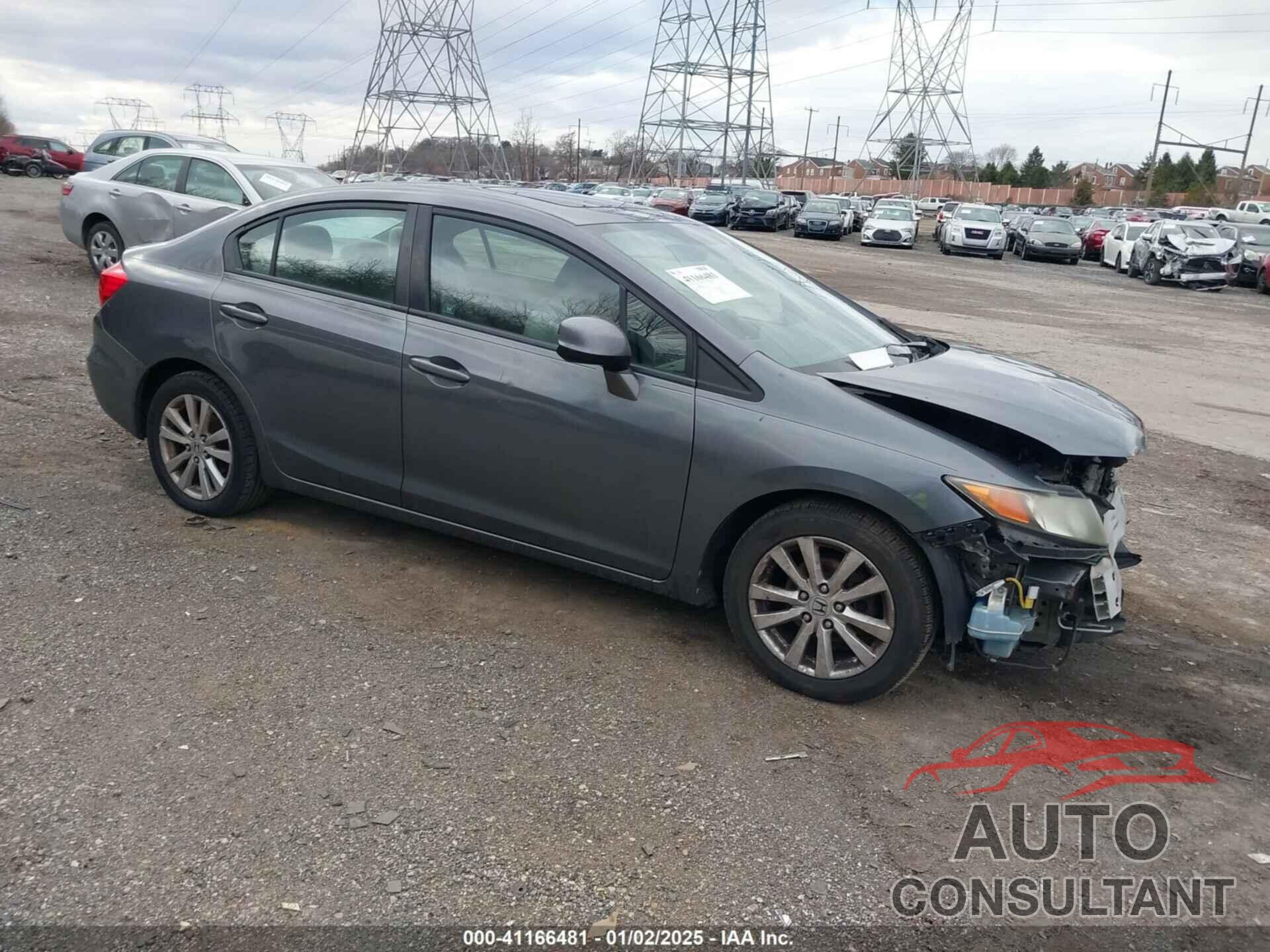 HONDA CIVIC 2012 - 19XFB2F88CE319641