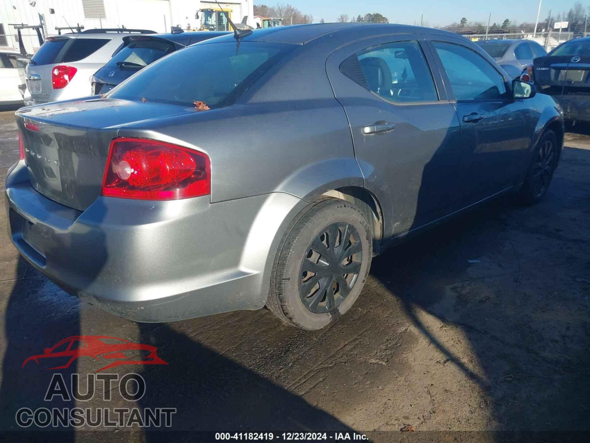 DODGE AVENGER 2012 - 1C3CDZAB0CN196068