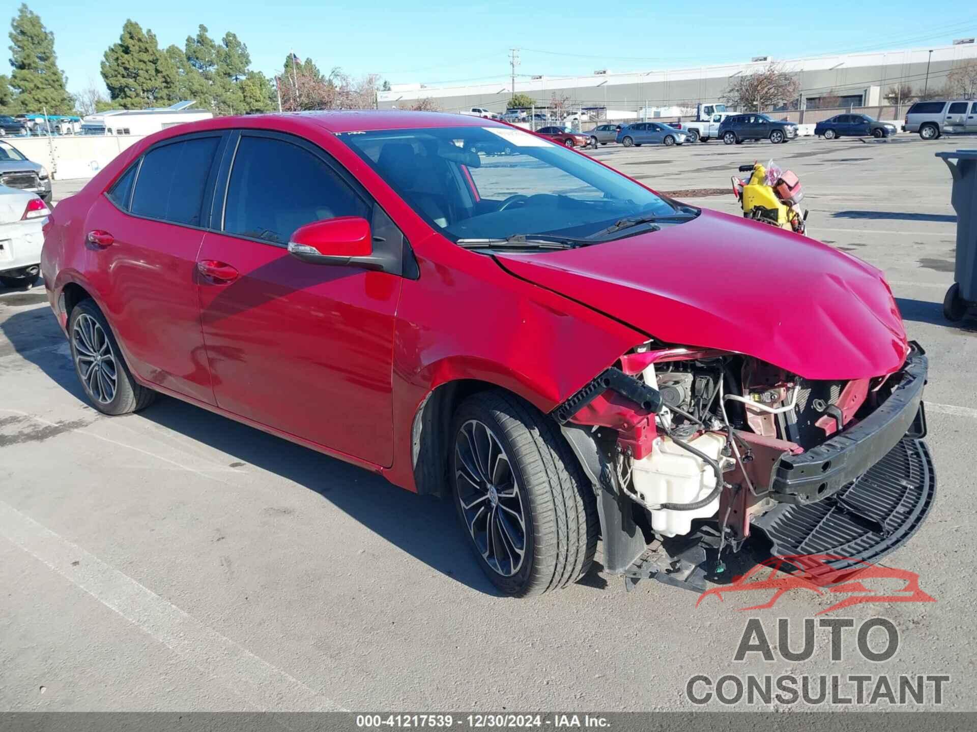 TOYOTA COROLLA 2015 - 5YFBURHE2FP235788