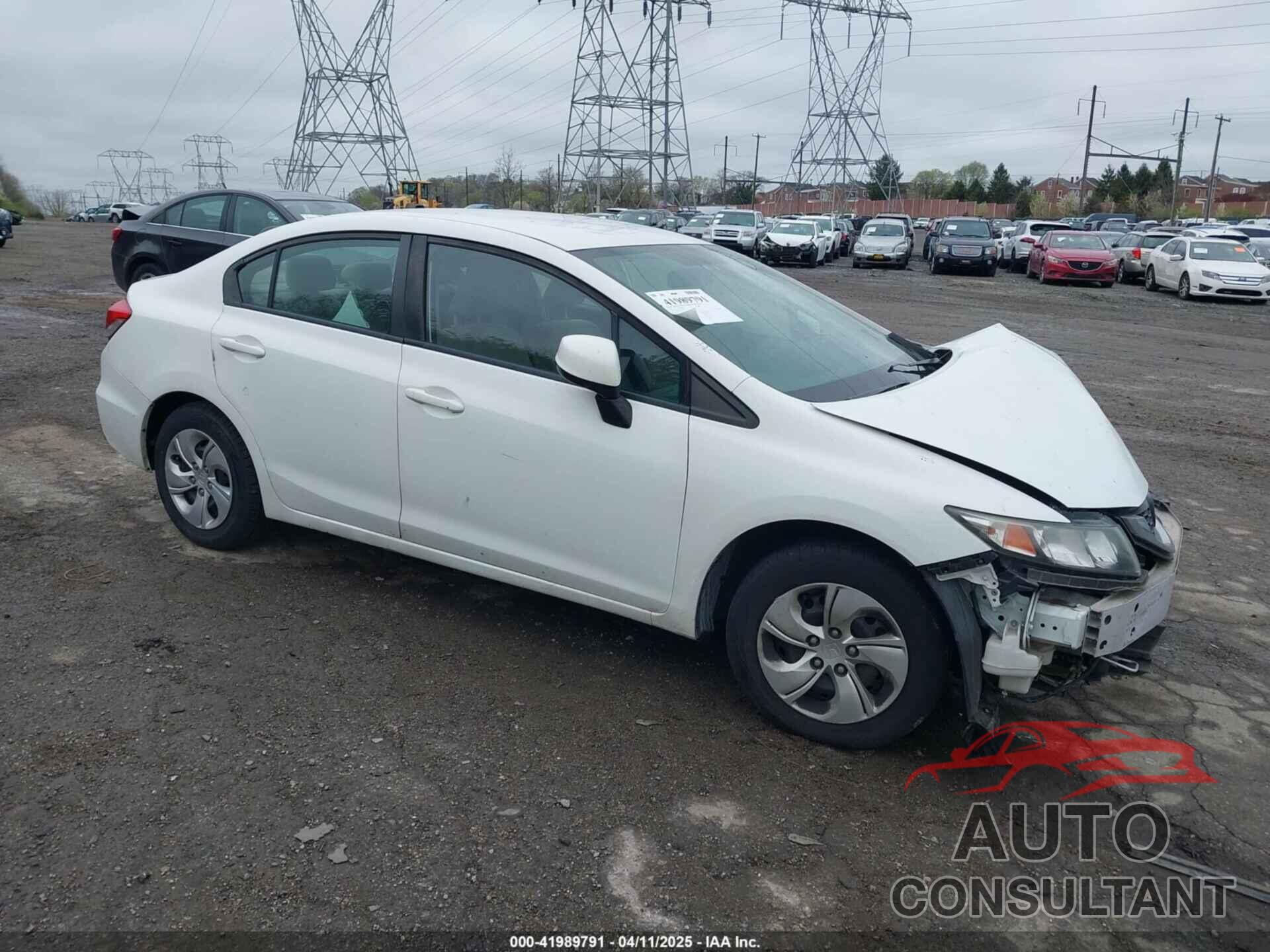 HONDA CIVIC 2013 - 2HGFB2F57DH601959