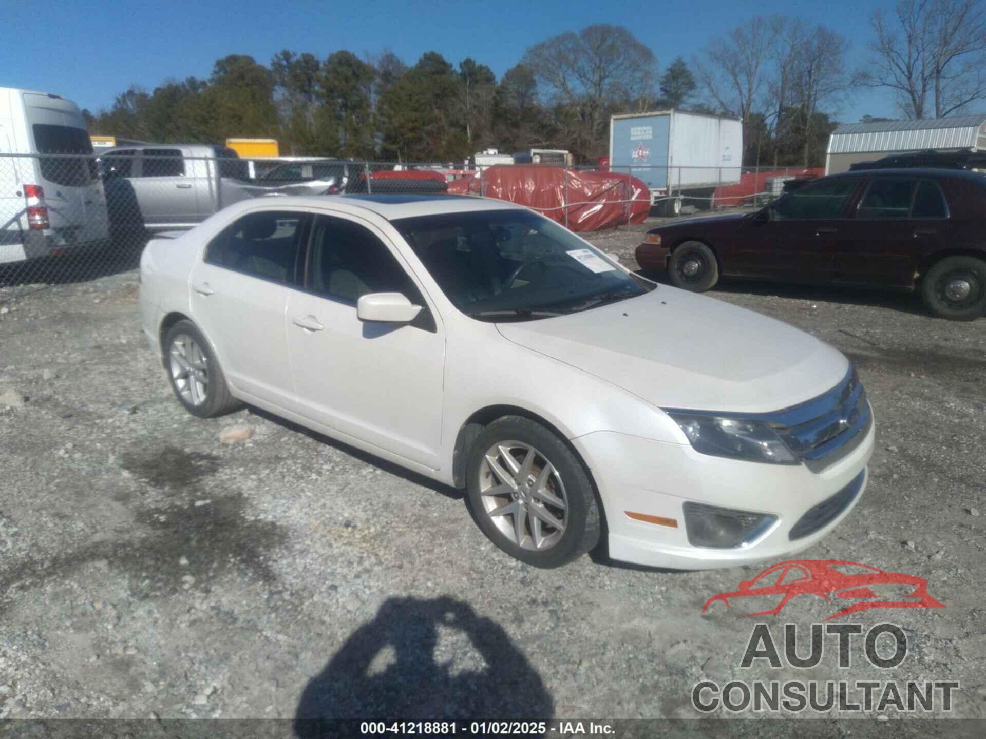 FORD FUSION 2012 - 3FAHP0JA5CR242394