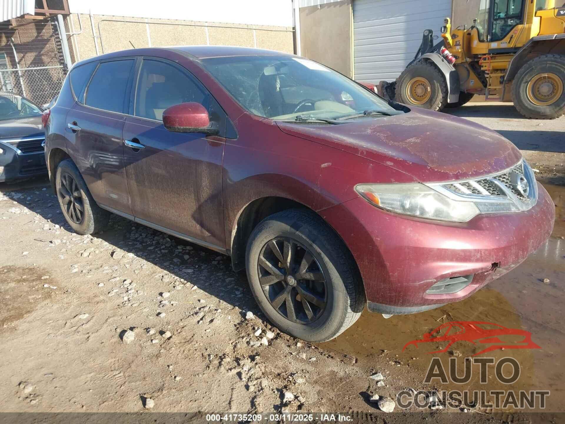 NISSAN MURANO 2012 - JN8AZ1MU9CW121175