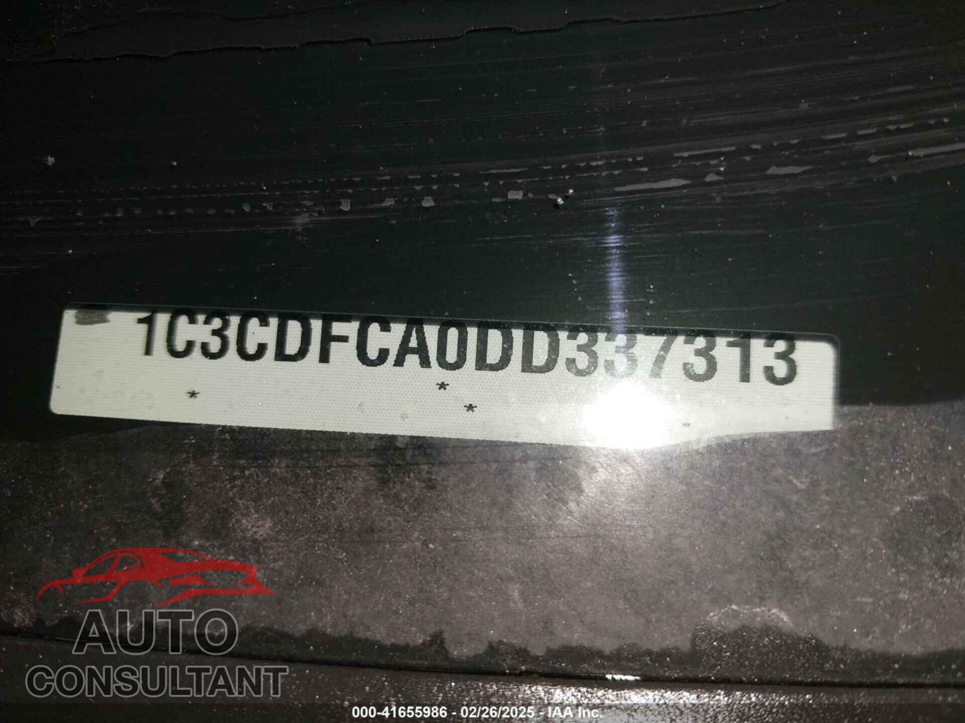 DODGE DART 2013 - 1C3CDFCA0DD337313