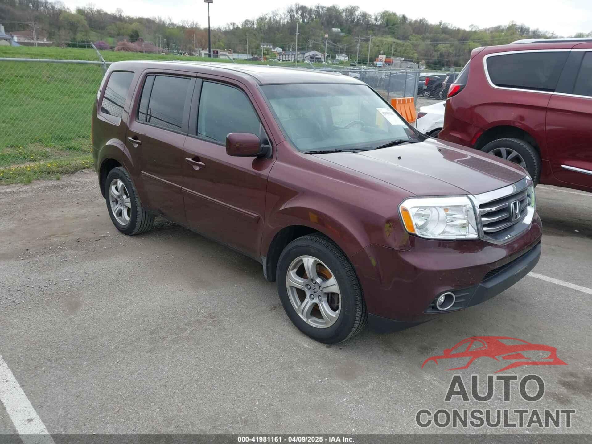 HONDA PILOT 2012 - 5FNYF4H78CB046935