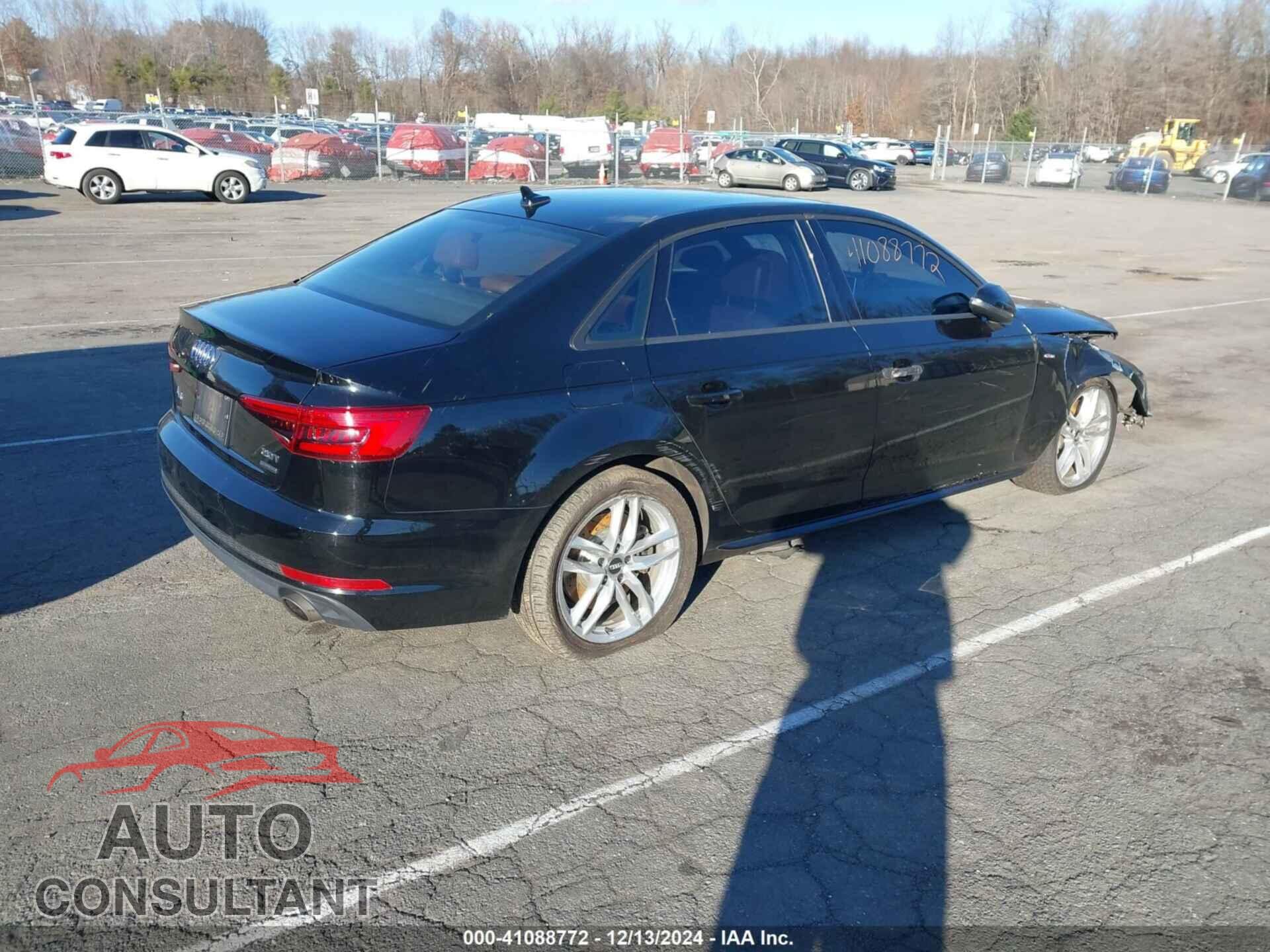 AUDI A4 2017 - WAUDNAF44HN053251