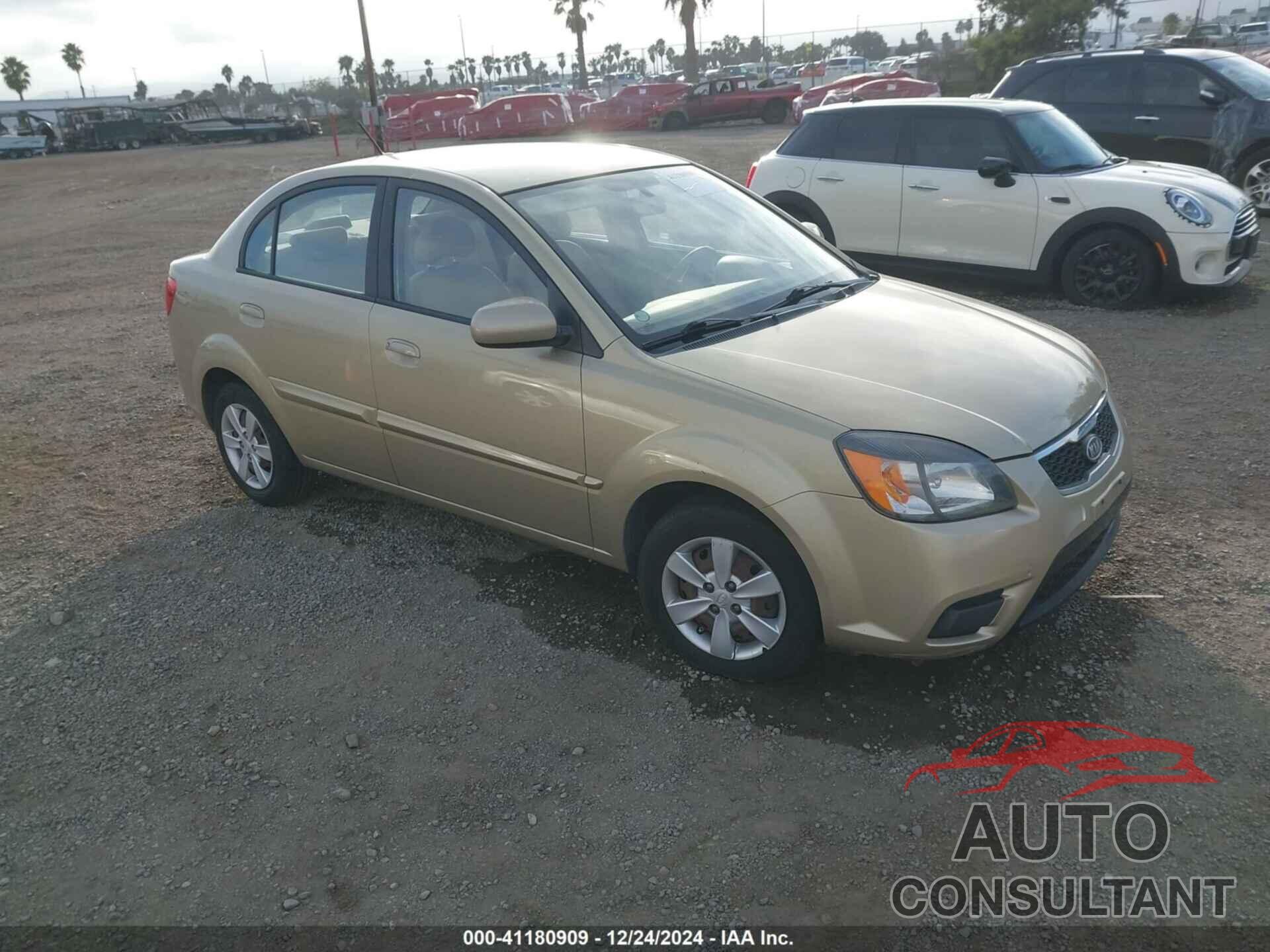 KIA RIO 2010 - KNADH4A35A6629825