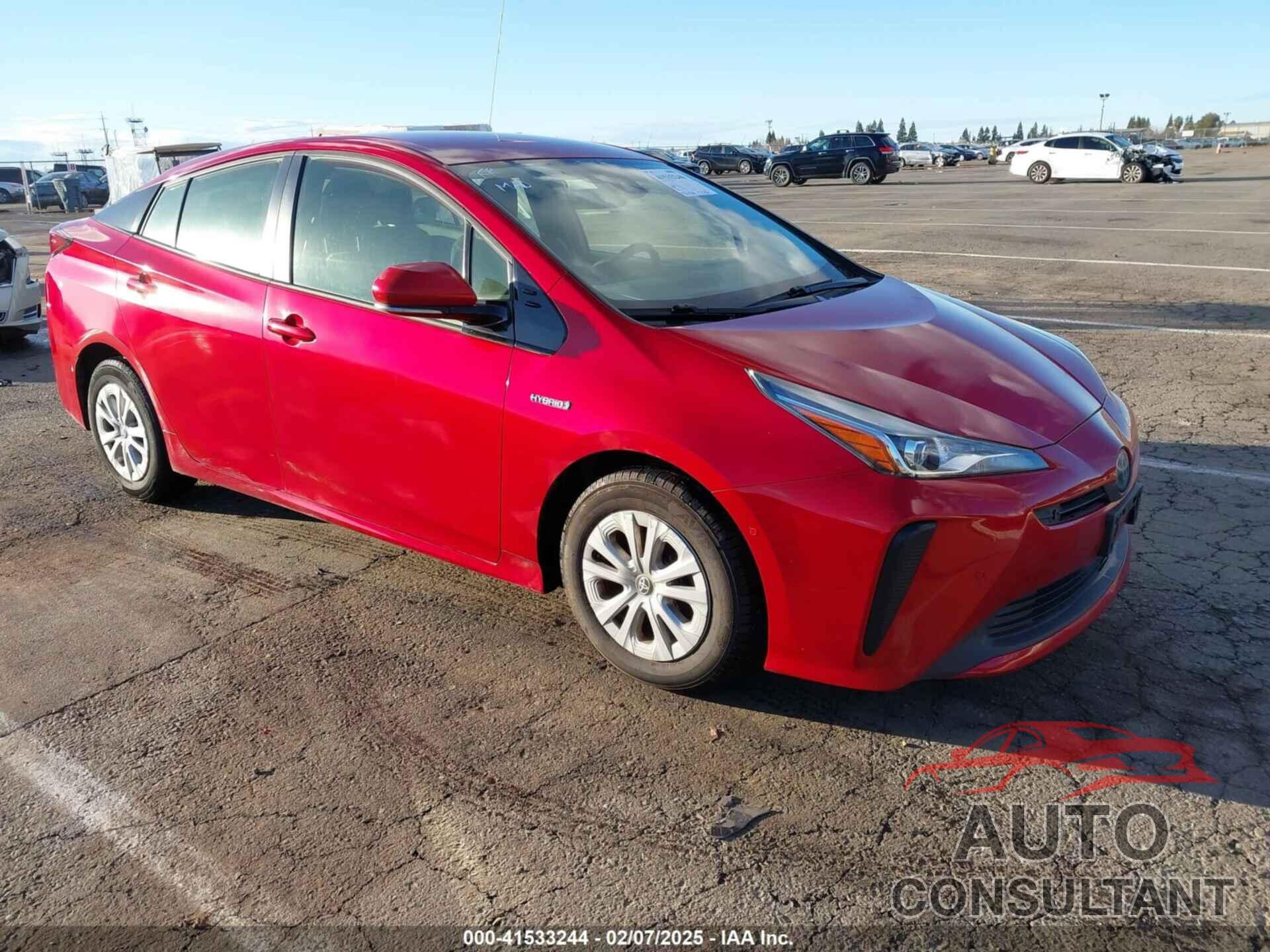 TOYOTA PRIUS 2019 - JTDKARFU2K3069858