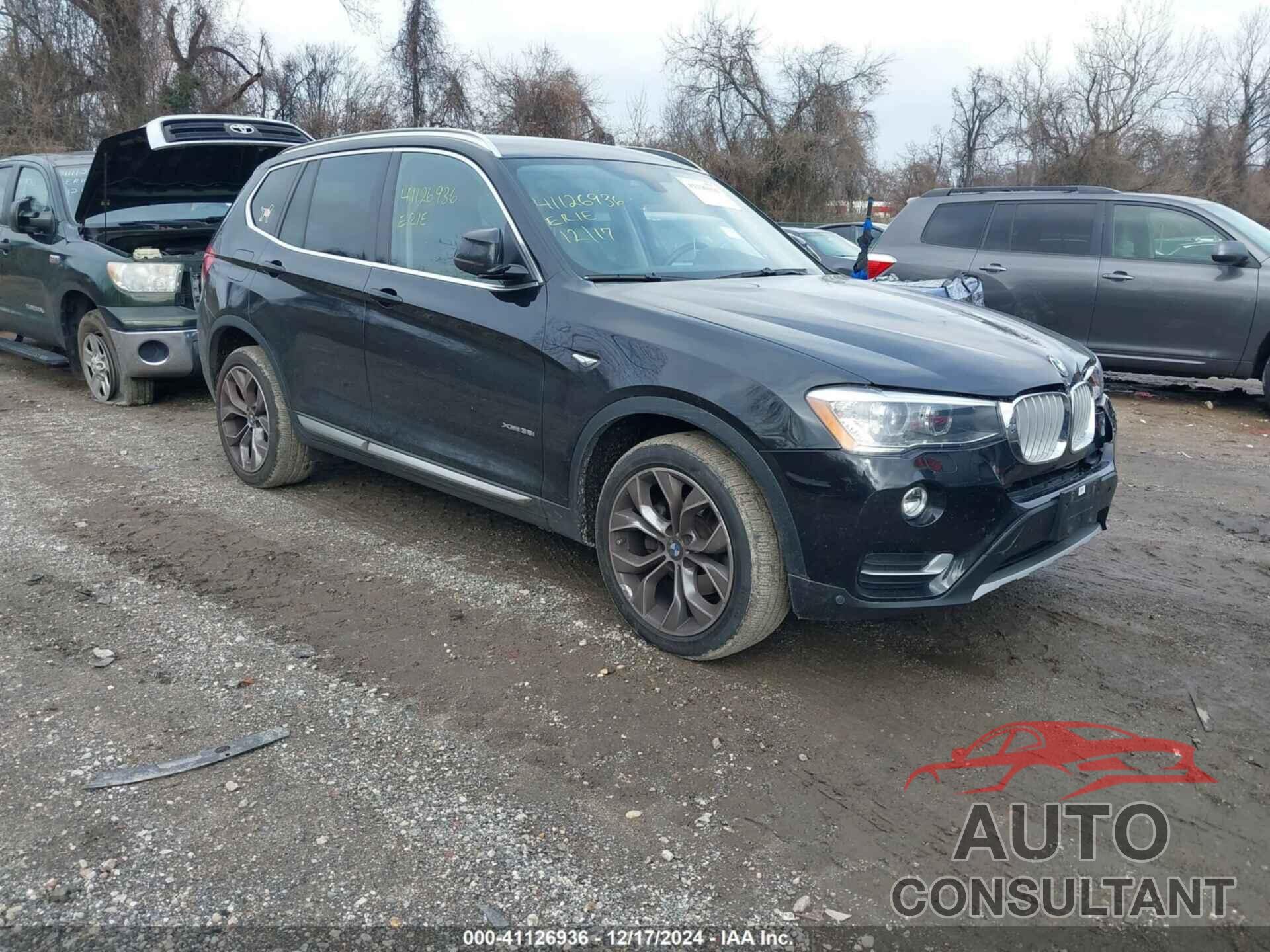 BMW X3 2016 - 5UXWX7C57G0R17936