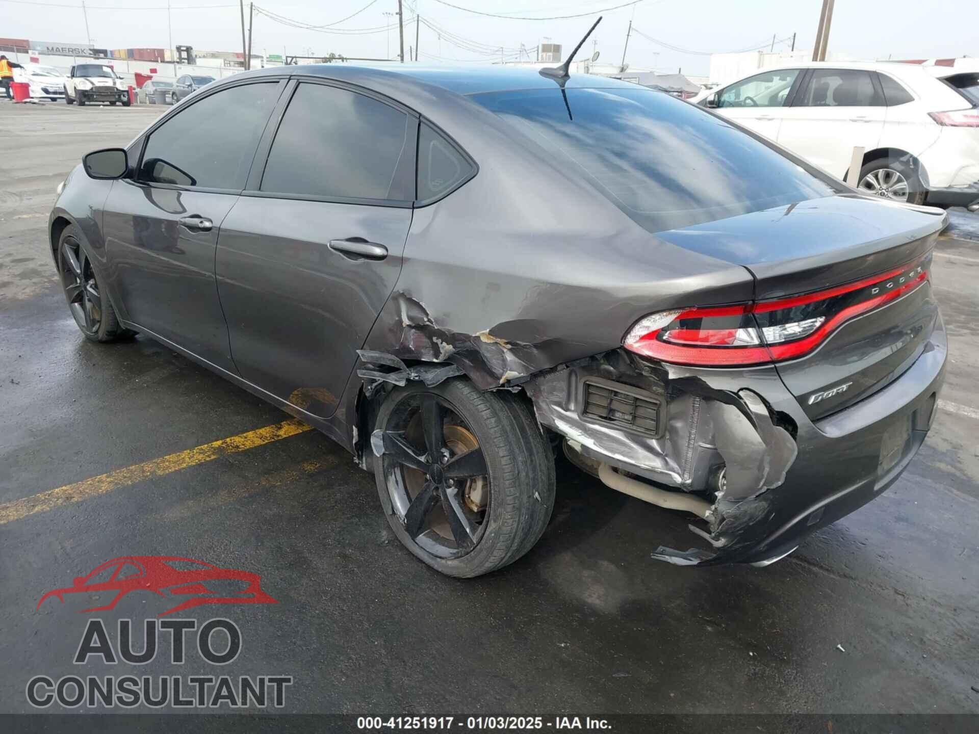 DODGE DART 2015 - 1C3CDFBB3FD345838
