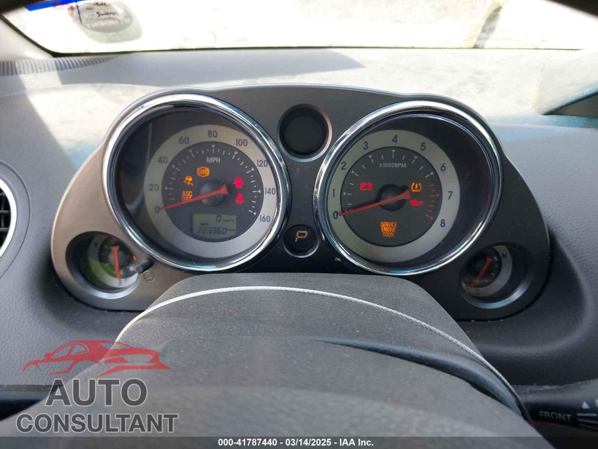 MITSUBISHI ECLIPSE 2012 - 4A31K5DF0CE004192
