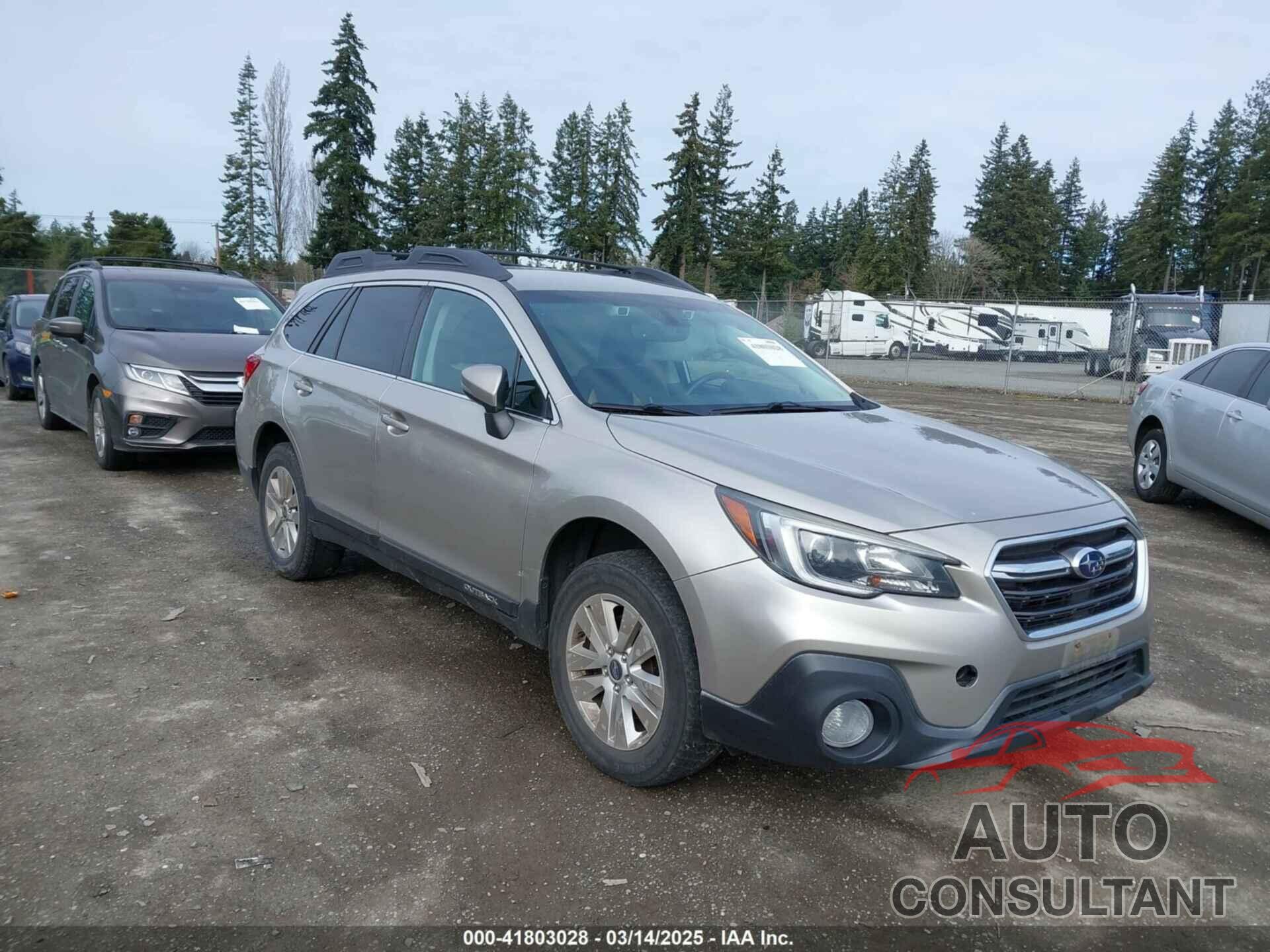 SUBARU OUTBACK 2018 - 4S4BSAFC9J3297582