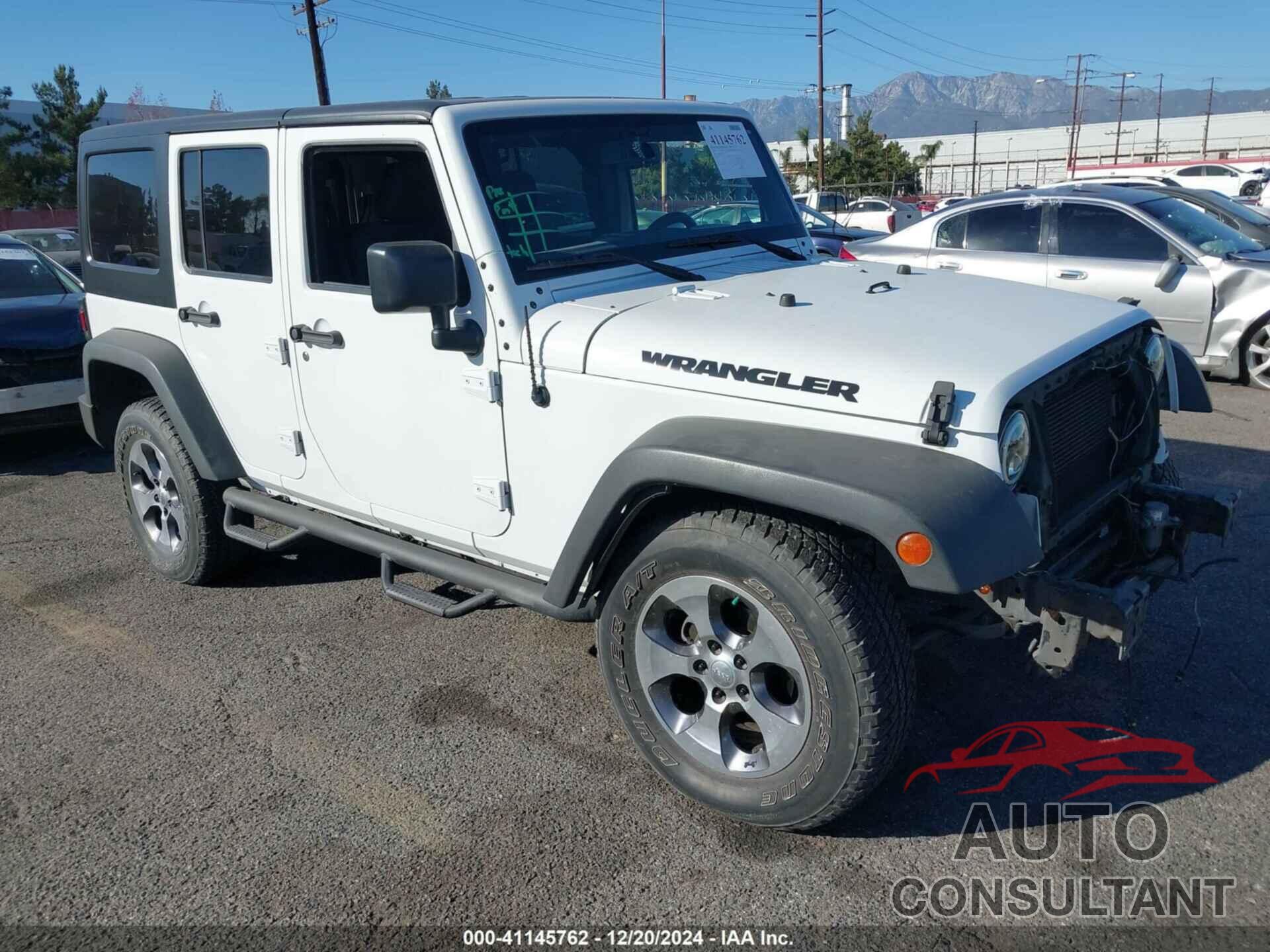 JEEP WRANGLER UNLIMITED 2016 - 1C4BJWDG9GL129508