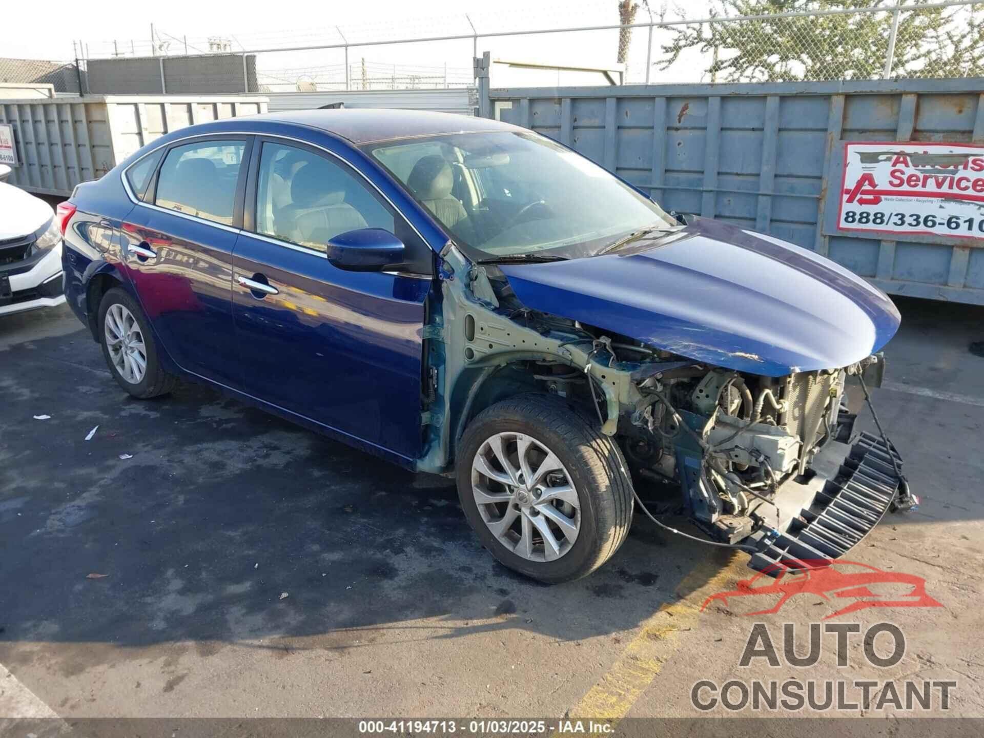 NISSAN SENTRA 2018 - 3N1AB7AP8JL622274