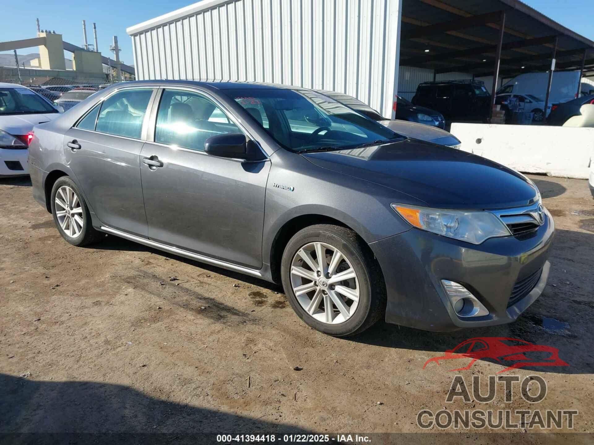 TOYOTA CAMRY HYBRID 2012 - 4T1BD1FKXCU020115