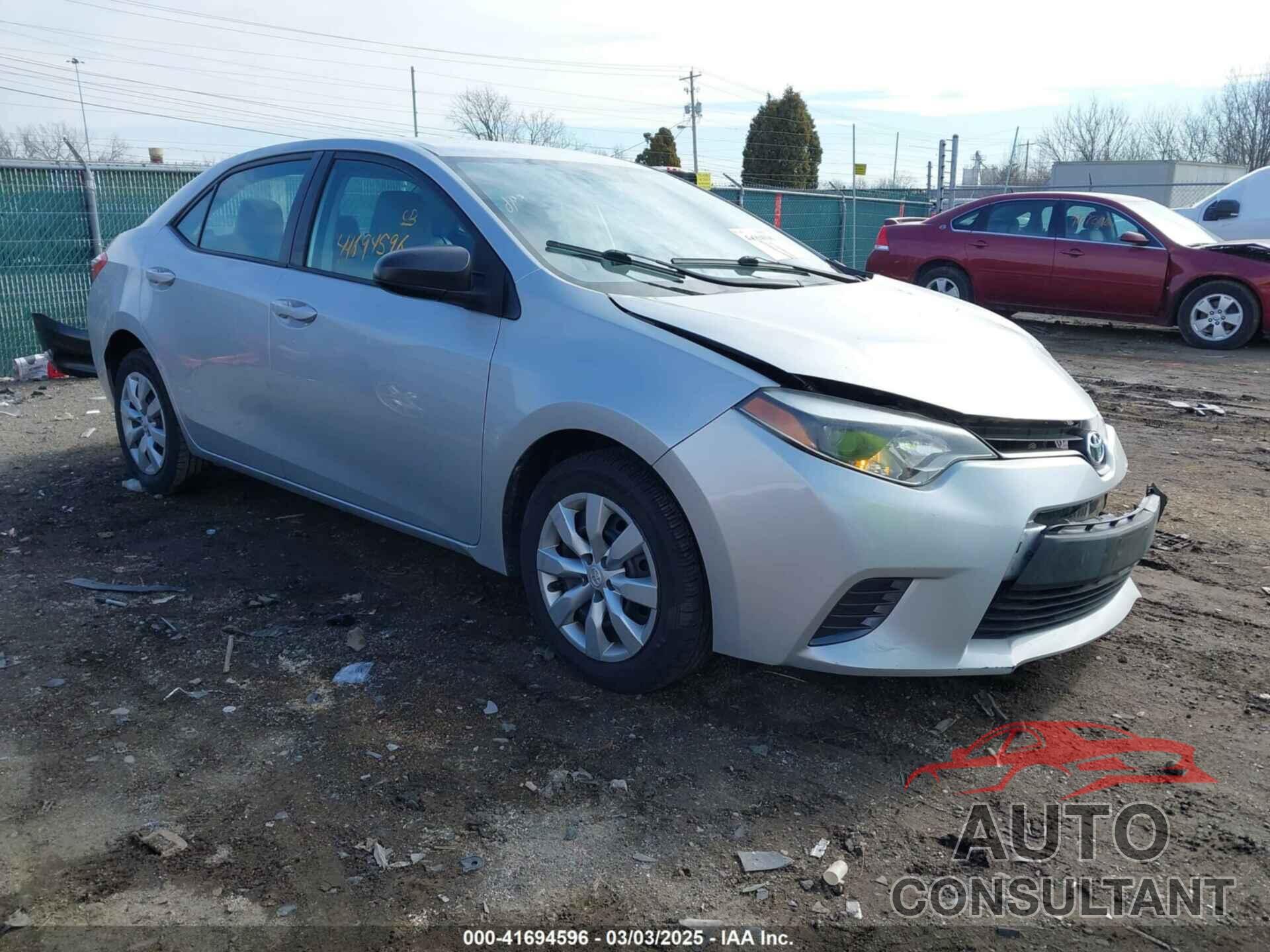TOYOTA COROLLA 2016 - 2T1BURHE0GC621630