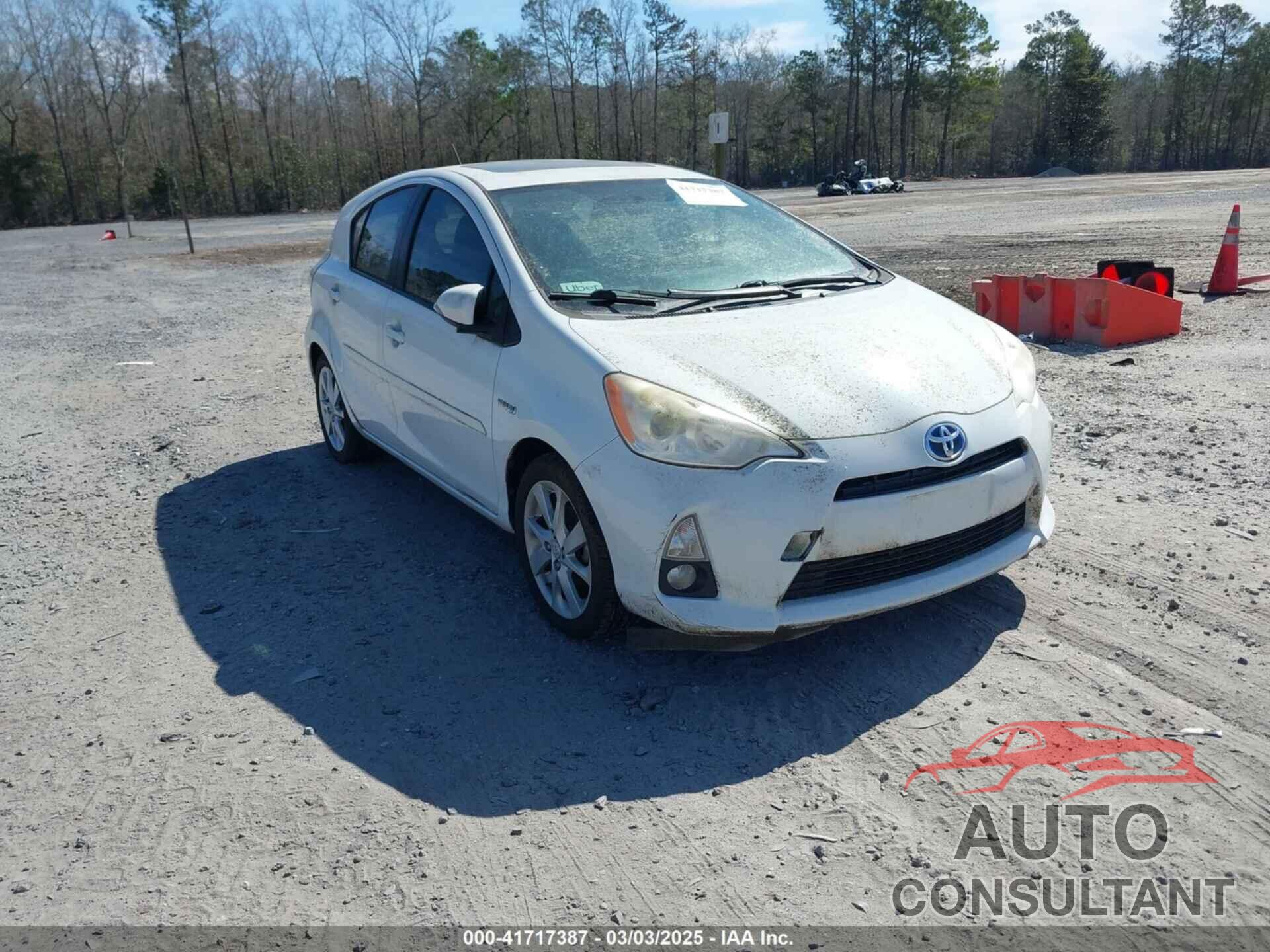 TOYOTA PRIUS C 2012 - JTDKDTB33C1007030