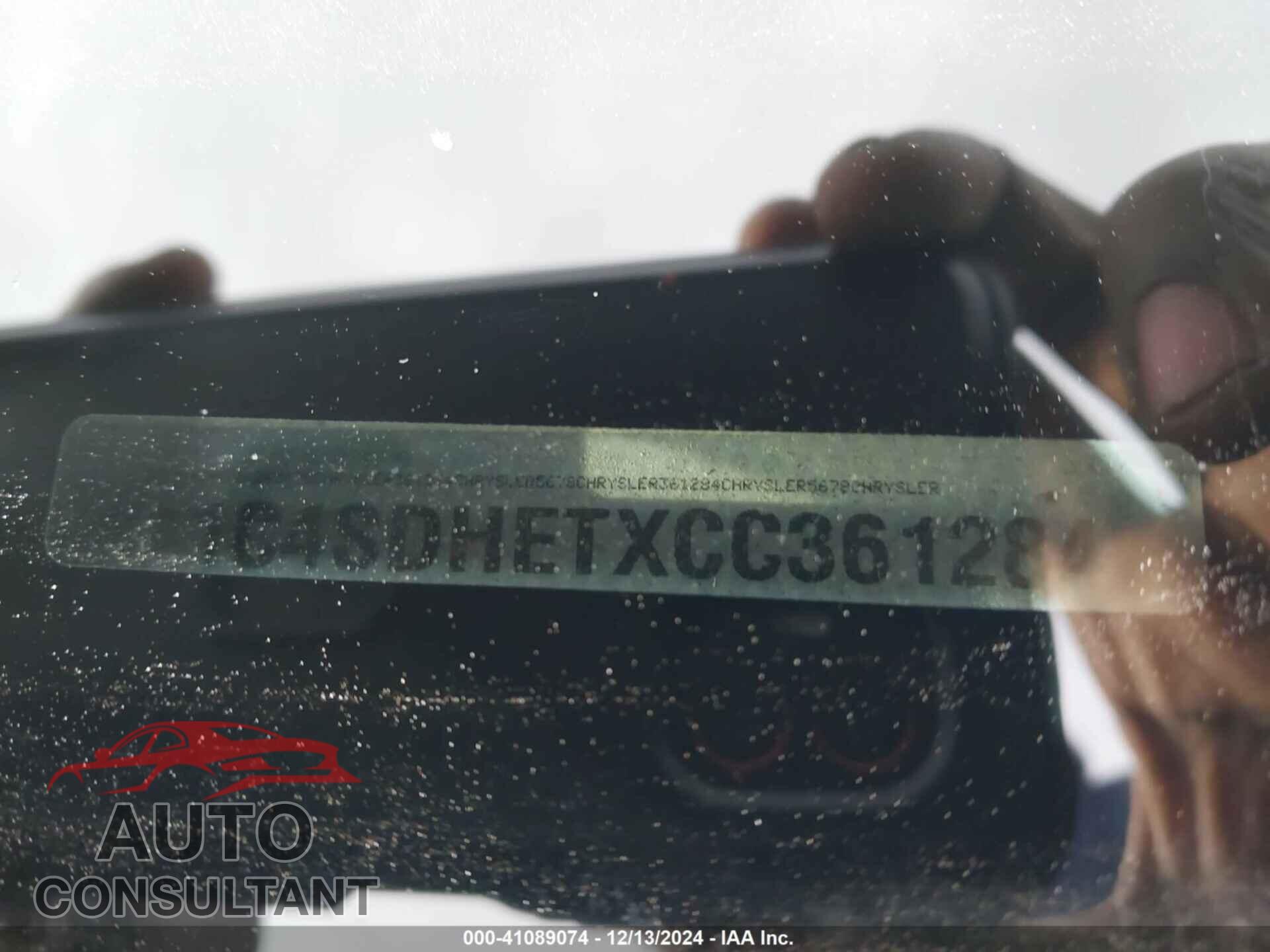 DODGE DURANGO 2012 - 1C4SDHETXCC361284