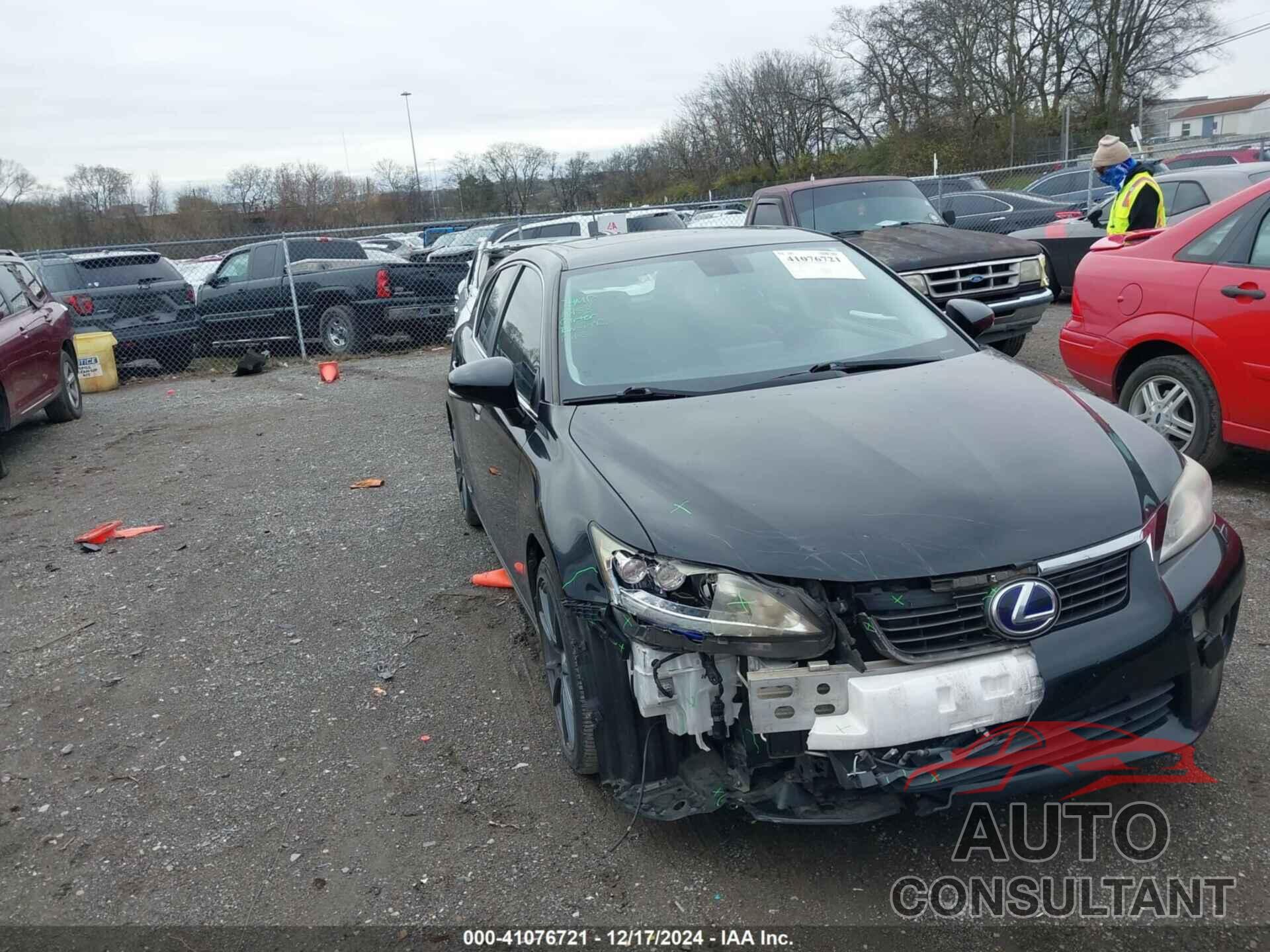 LEXUS CT 200H 2012 - JTHKD5BH9C2122280