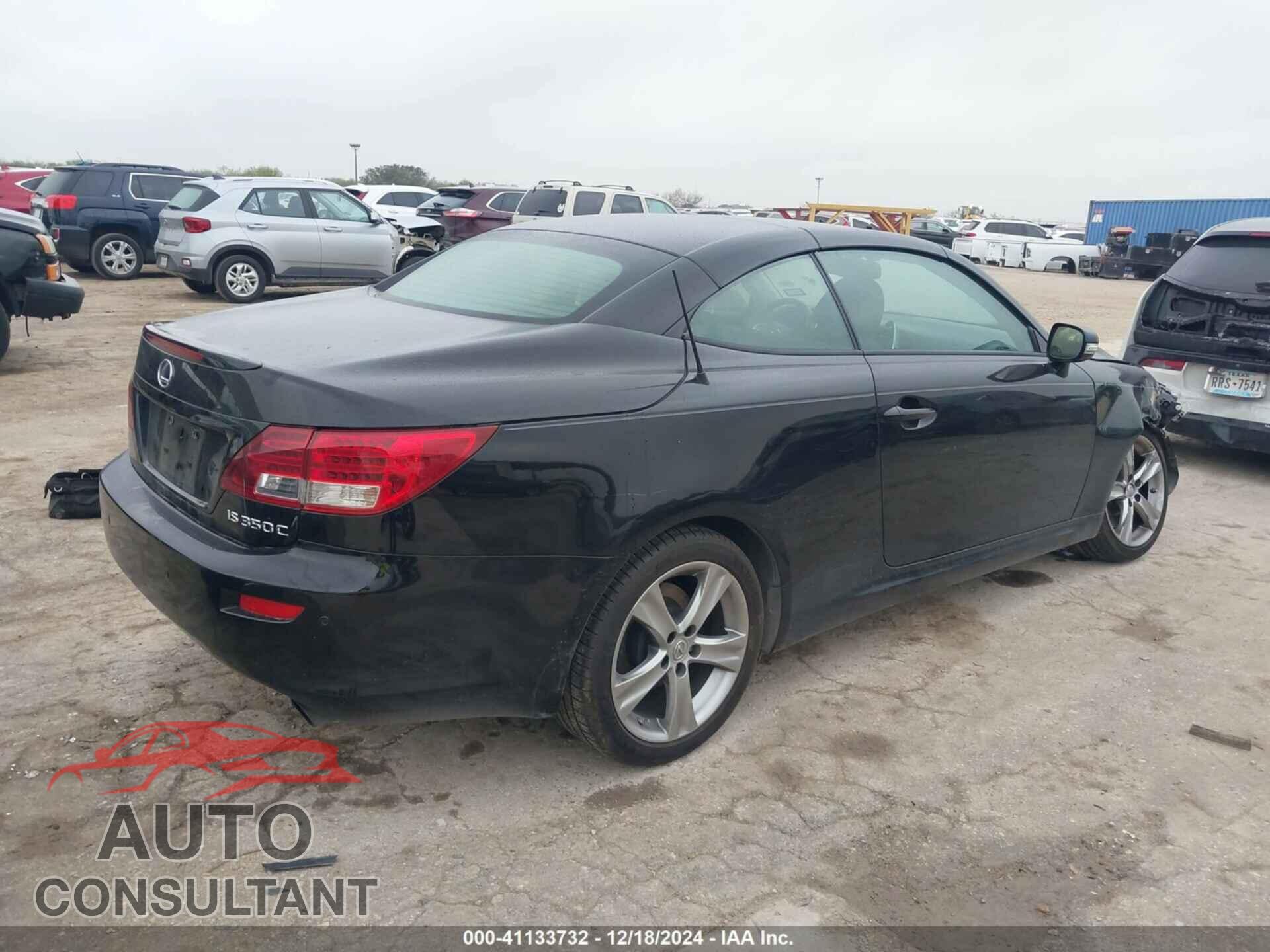 LEXUS IS 350C 2012 - JTHFE2C23C2507227