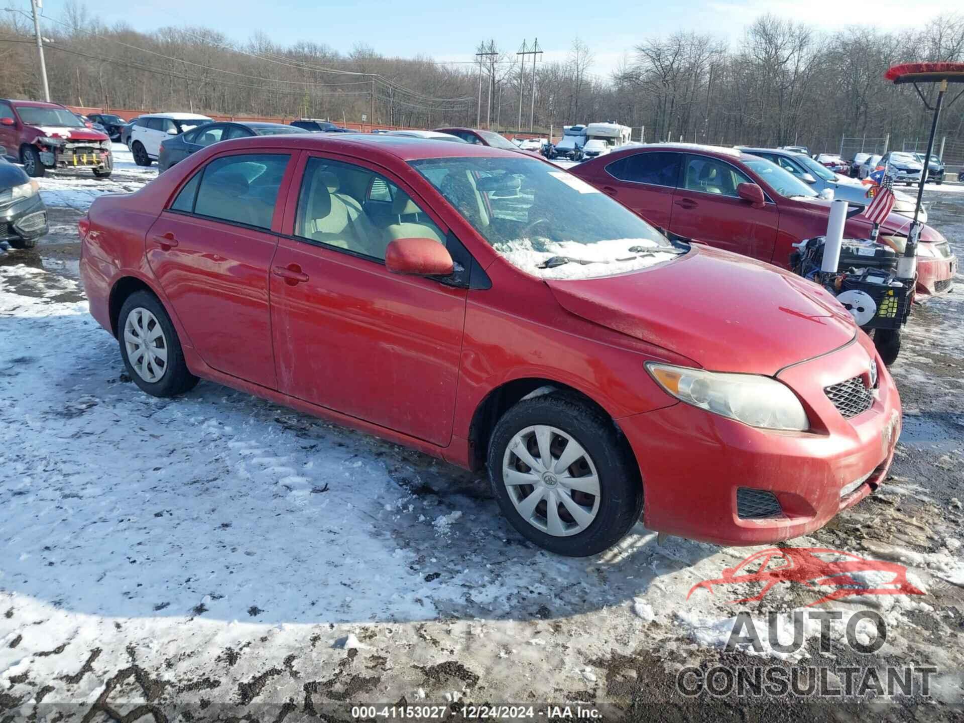 TOYOTA COROLLA 2009 - 2T1BU40E89C087469