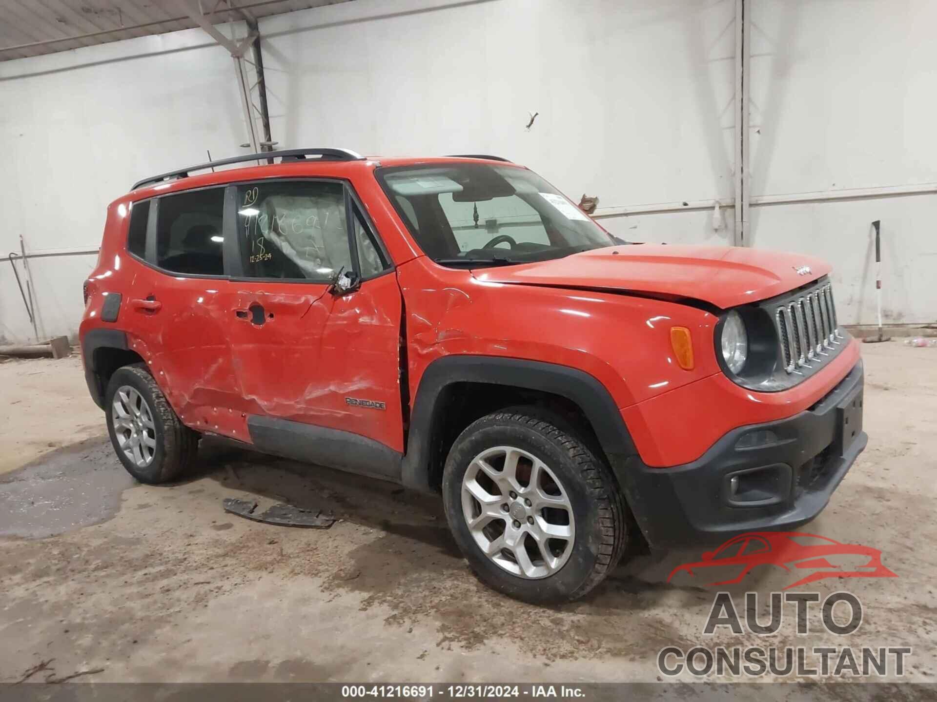 JEEP RENEGADE 2018 - ZACCJBBB7JPJ48160